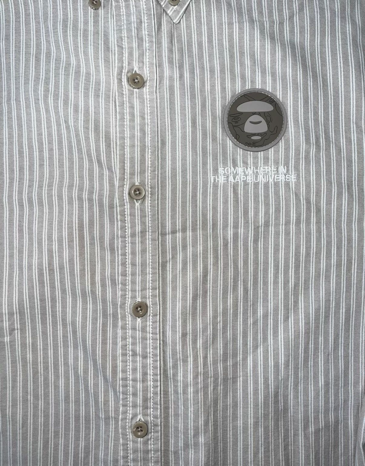 Bape Bape OG Nigo Era Long-Sleeve Striped Shirt Size US L / EU 52-54 / 3 - 3 Thumbnail