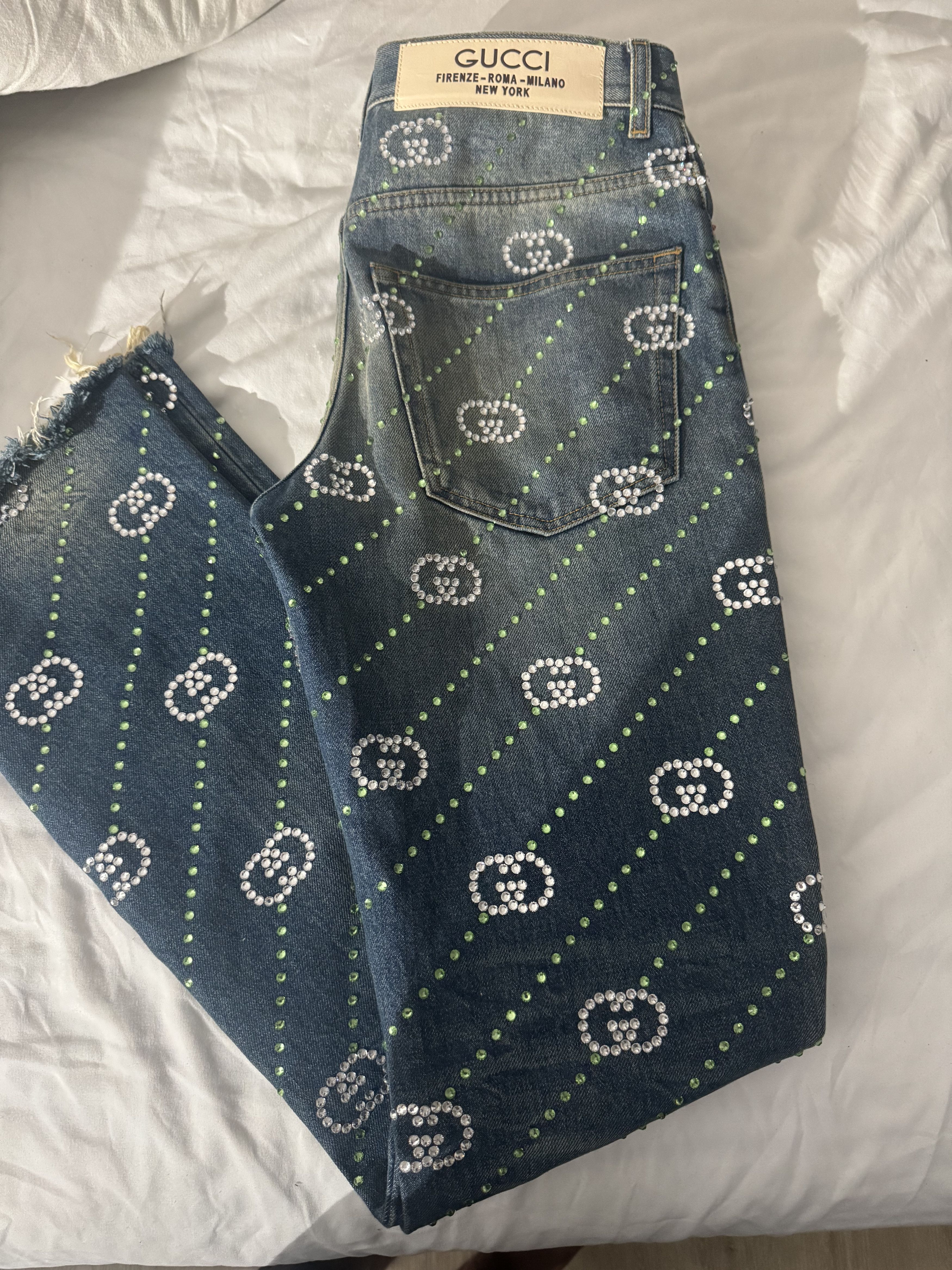 Gucci Gucci interlocking G frayed edge jeans Size US 32 / EU 48 - 2 Thumbnail