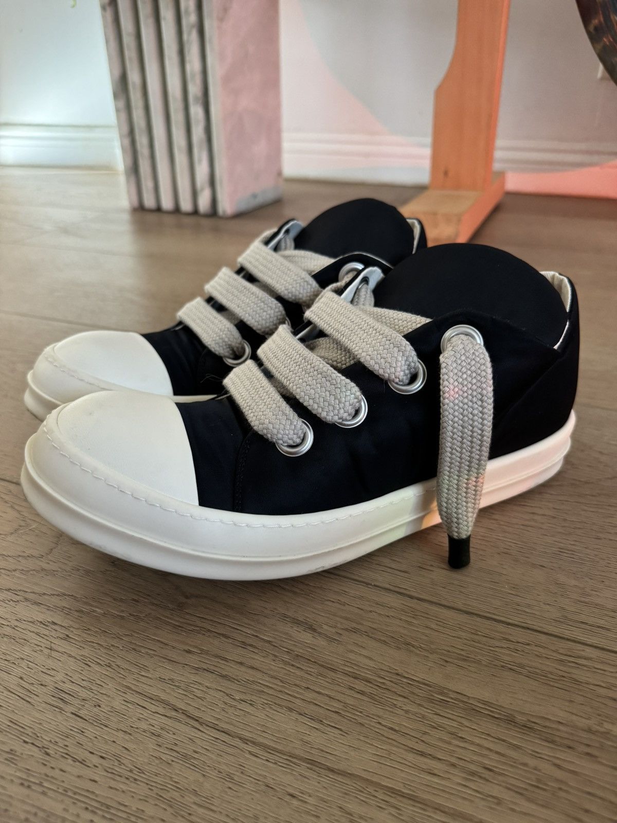 Rick Owens Jumbo Laced Ramones Low 45 Size US 12 / EU 45 - 2 Thumbnail
