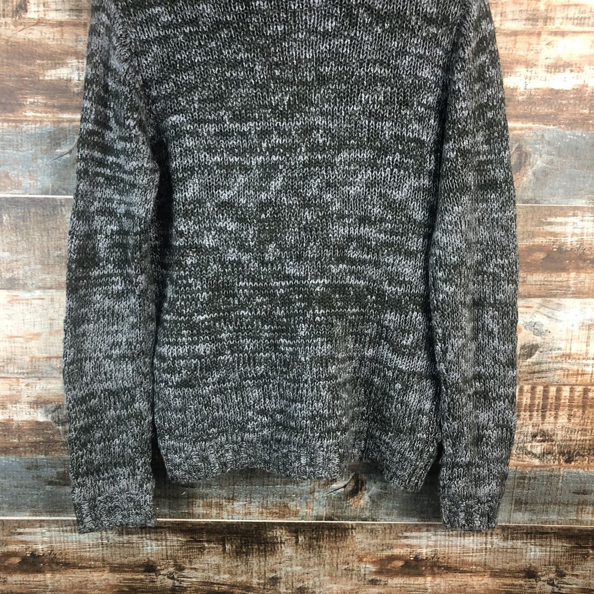 Homespun Knitwear × NANO universe DL Nano Universe Gray Cardigan Knitwer #C542 Size S / US 4 / IT 40 - 15 Thumbnail