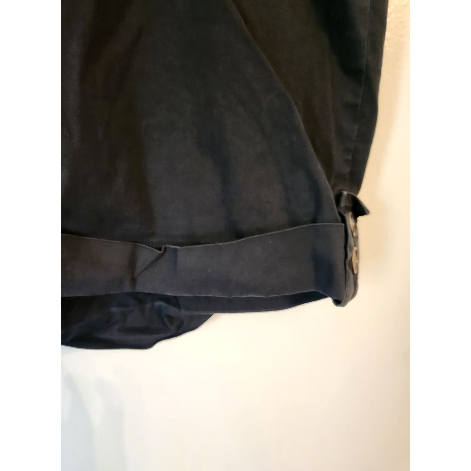 Vintage Venezia Black Bermuda Casual Shorts 24 Plus Size 42" / US 20 - 5 Thumbnail