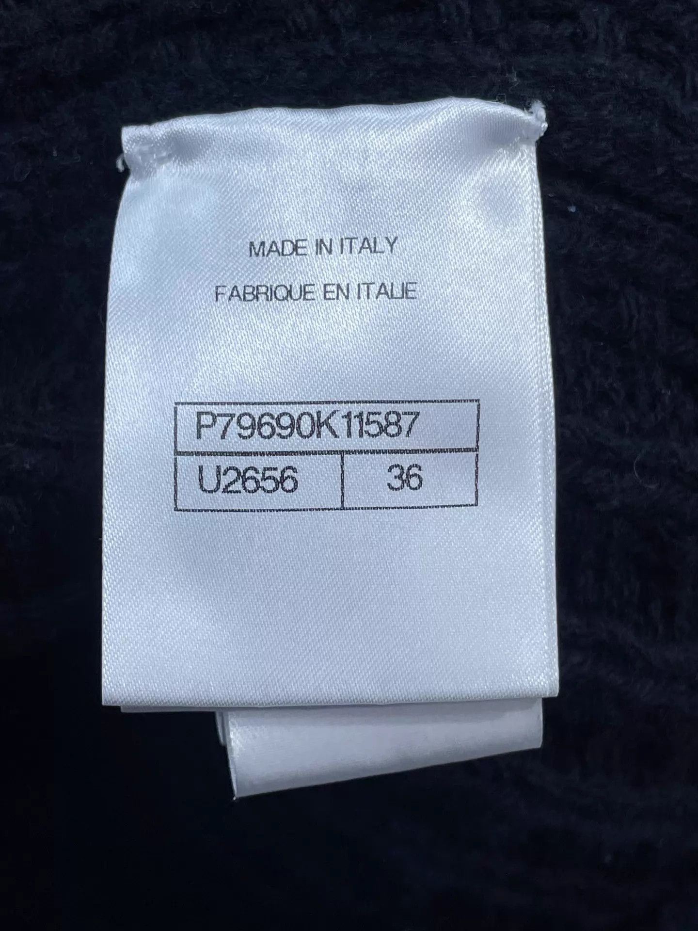 Chanel Chanel 25N Black White Ski Pullover Knit 36 98 New Size XS / US 0-2 / IT 36-38 - 7 Thumbnail