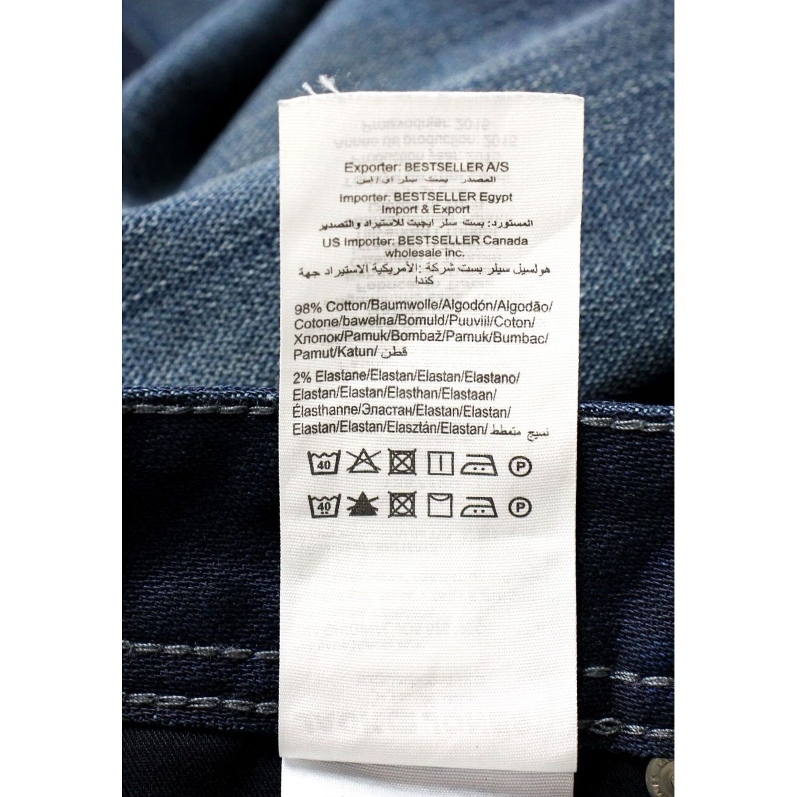 Jack & Jones JACK & JONES Slim Fit / Tim Jeans Men's W36/L34 Whiskers Faded Denim Blue Jeans Mens W36/L34 Blue Slim Fit Denim Size US 36 / EU 52 - 8 Thumbnail