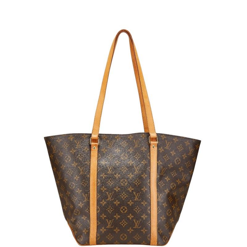 Louis Vuitton Louis Vuitton Sac Shopping Monogram Shoulder Bag Canvas Tote Bag M51108 in Brown, Women's