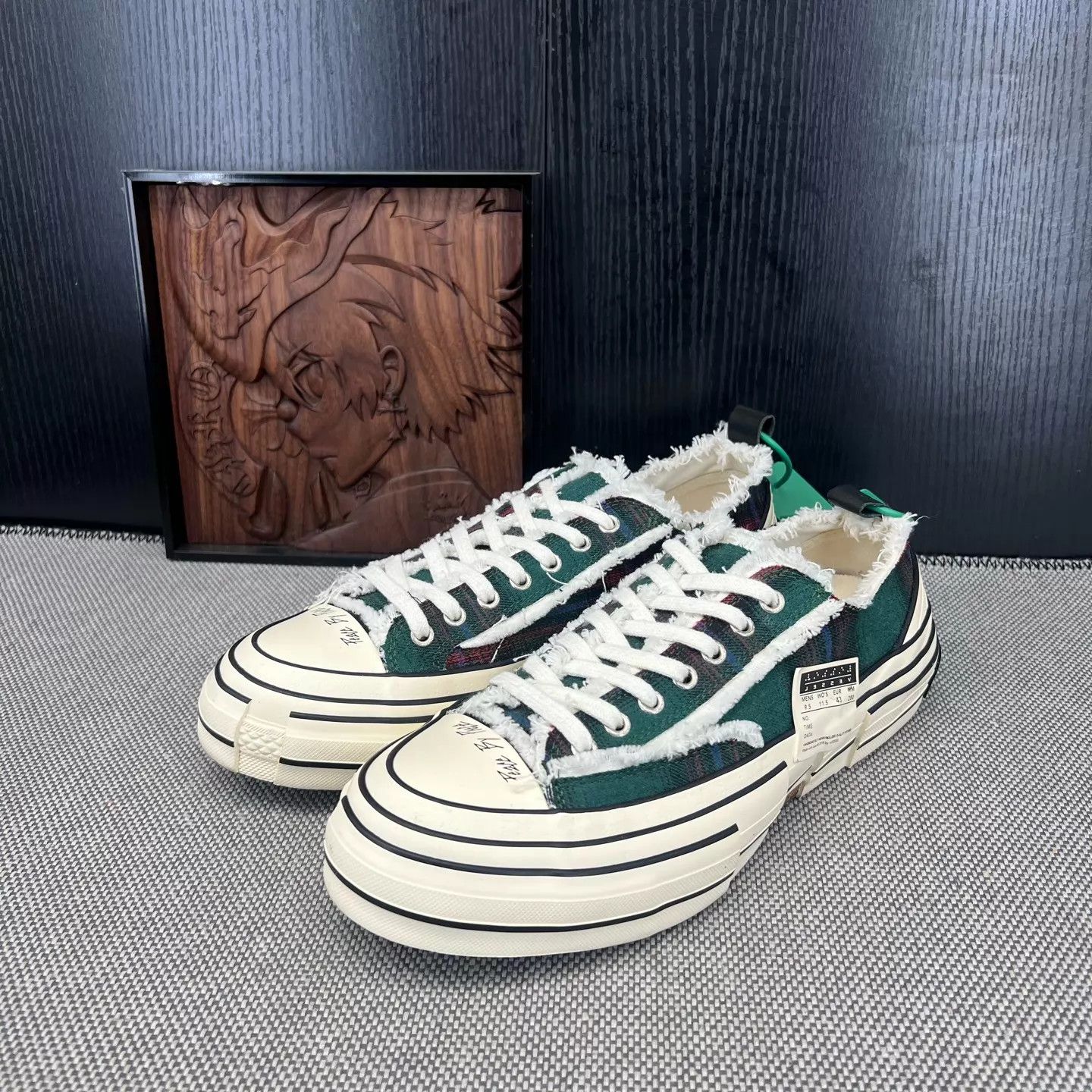 Other Vanness Wu Canvas Green Sneaker EU43 Like New Size US 10 / EU 43 - 1 Thumbnail