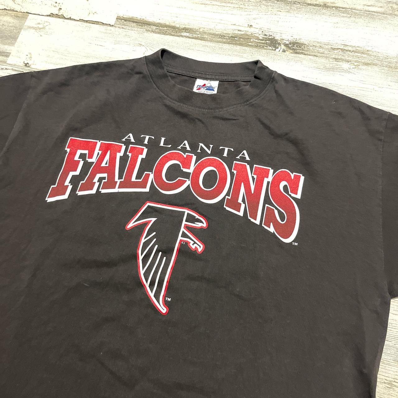 Majestic Vintage Atlanta Falcons NFL Dirty Birds ATL T-Shirt Large Size US L / EU 52-54 / 3 - 3 Thumbnail