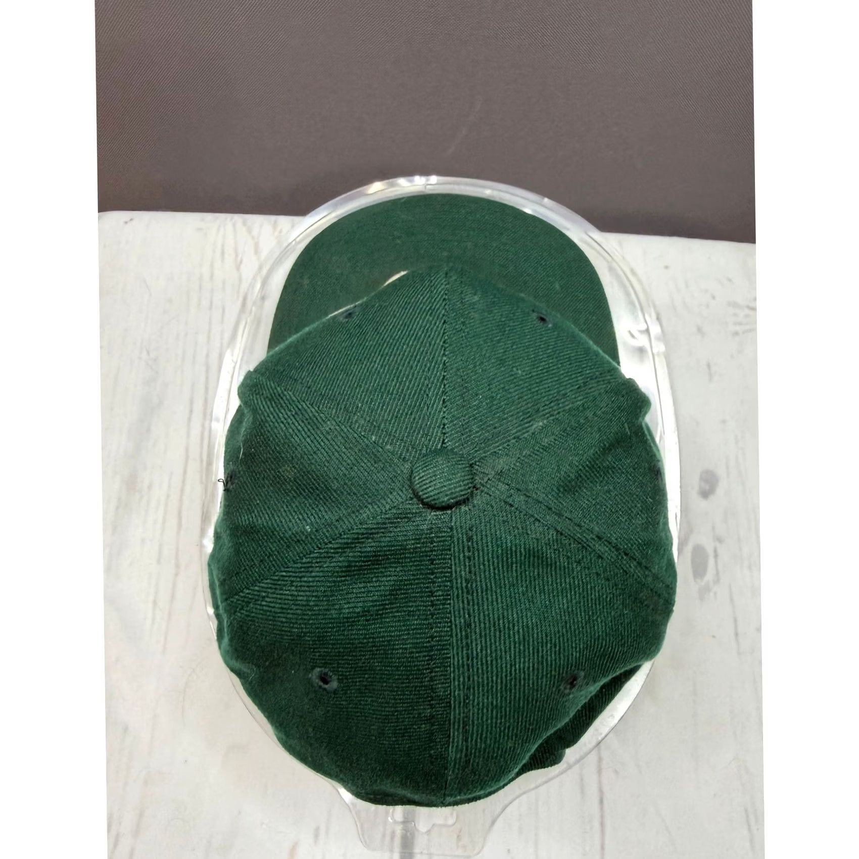 Nike VINTAGE Nike Baseball Cap Unisex Green Embroidered Swoosh OSFM Size ONE SIZE - 7 Thumbnail
