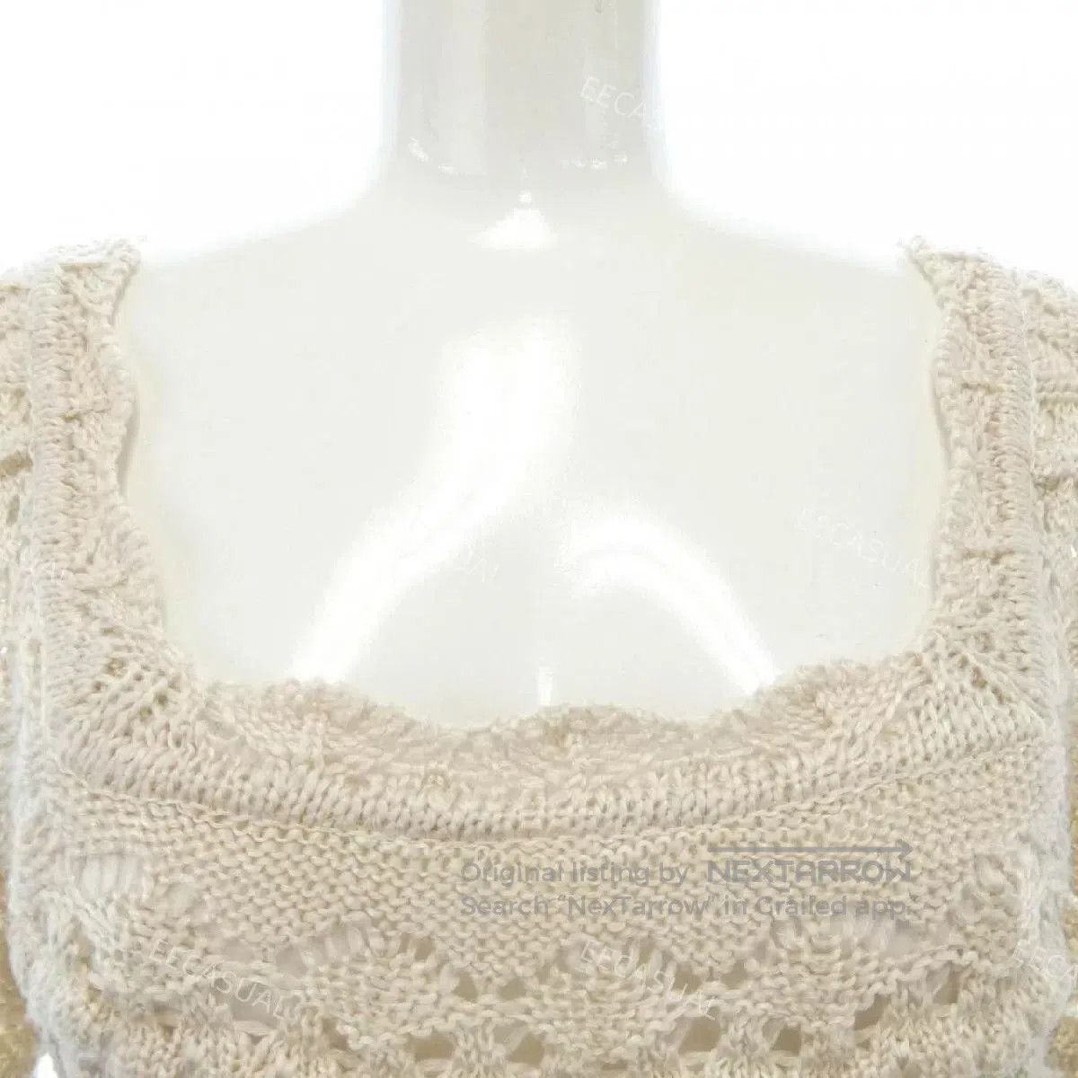Other Beige Mame Kurogouchi Knit Top. Size S / US 4 / IT 40 - 3 Thumbnail