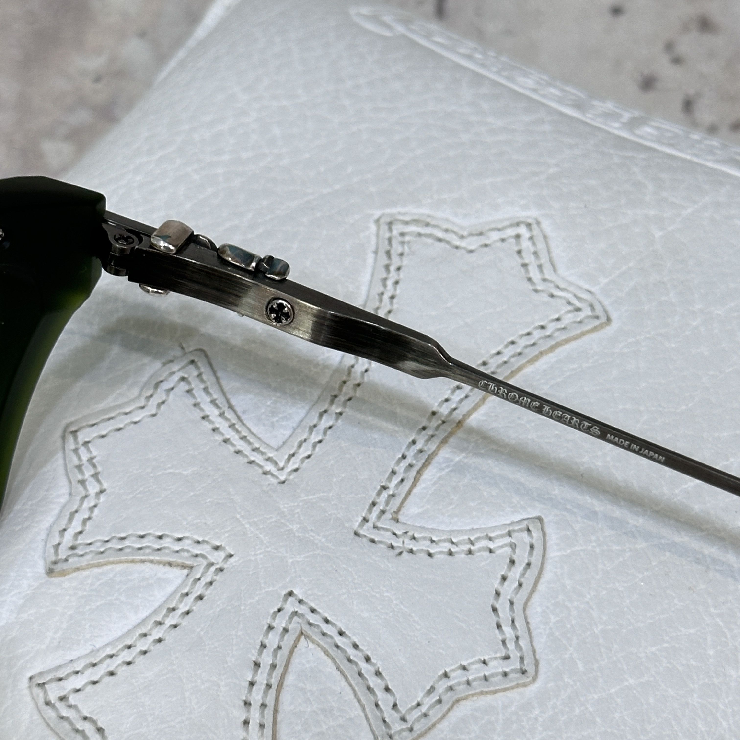 Chrome Hearts CHROME HEARTS TRYDIXAGAIN MATTE GREY GUNMETAL Size ONE SIZE - 5 Thumbnail