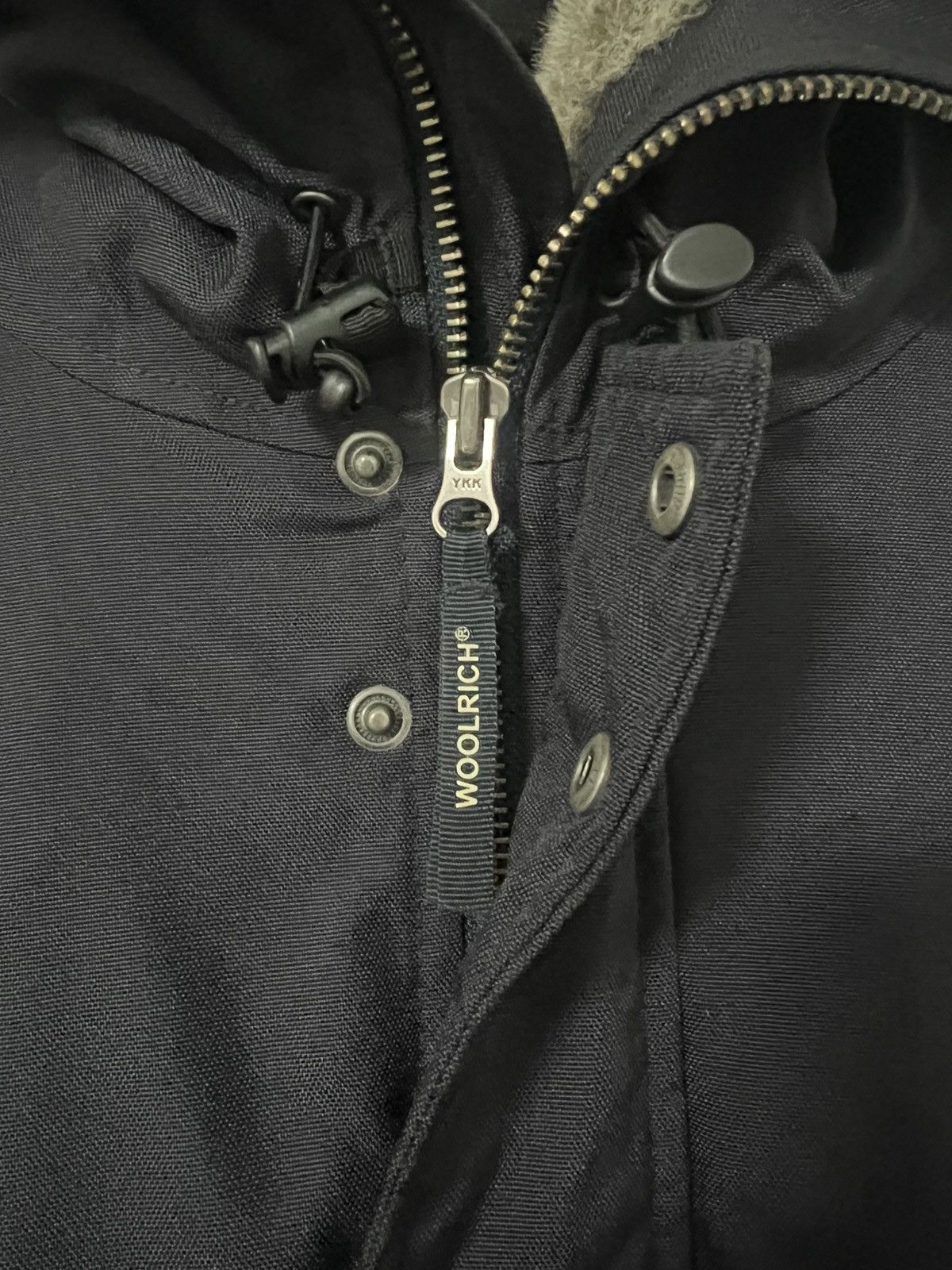 Woolrich Woolen Mills Woolrich jacket dark blue m fur Size US M / EU 48-50 / 2 - 5 Thumbnail