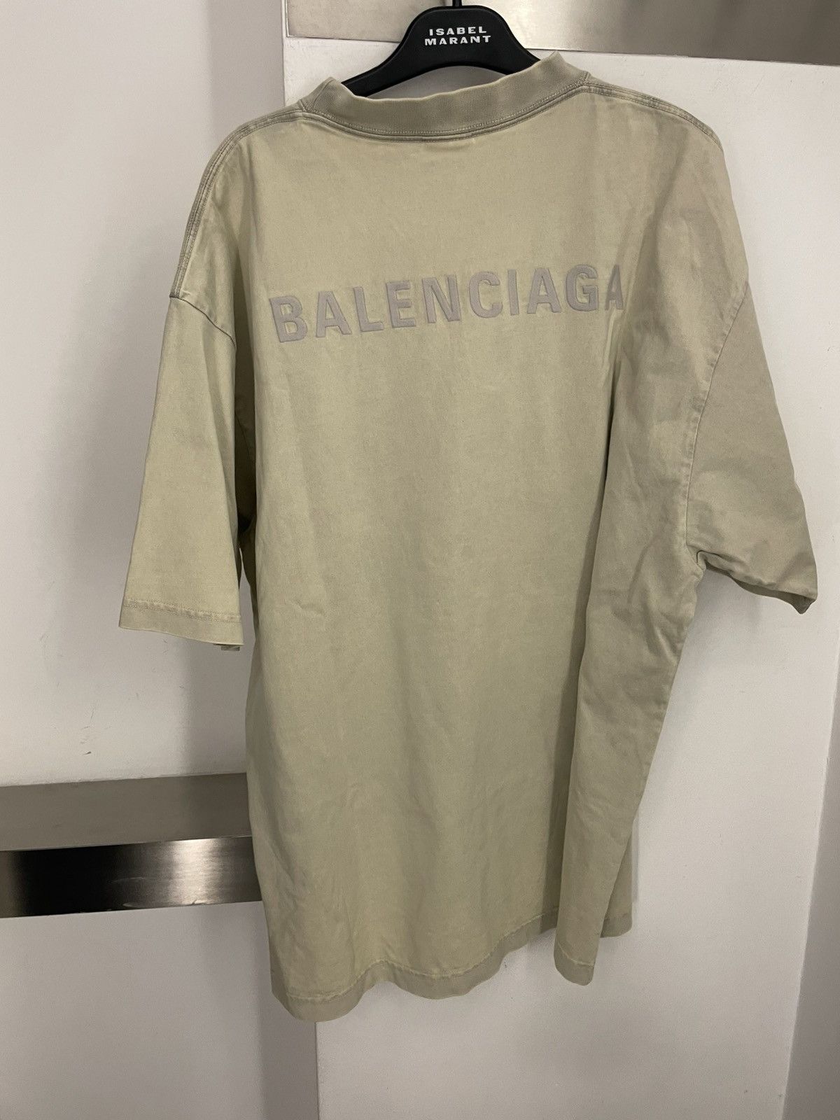 Balenciaga New Balenciaga Back T-Shirt Medium Fit Size US XL / EU 56 / 4 - 2 Thumbnail
