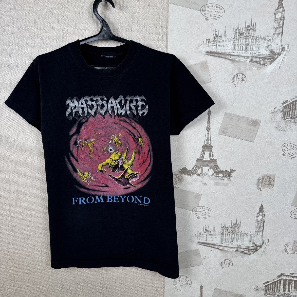 Other Vintage Massacre Band T shirt 1991 From Beyond Rock Metal Size US M / EU 48-50 / 2 - 3 Thumbnail