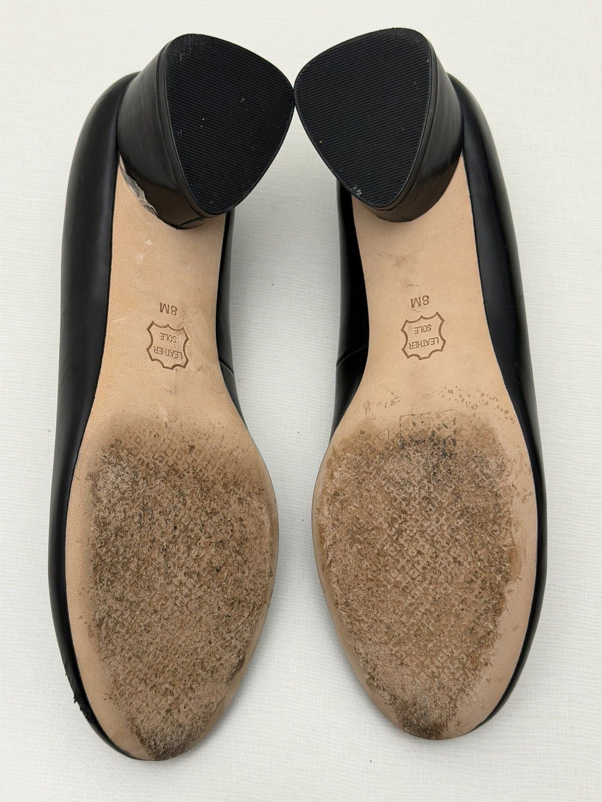 Tory Burch Tory Burch Elizabeth 40MM Round Toe Leather Pump Black Size8 Size US 8 / IT 38 - 12 Thumbnail