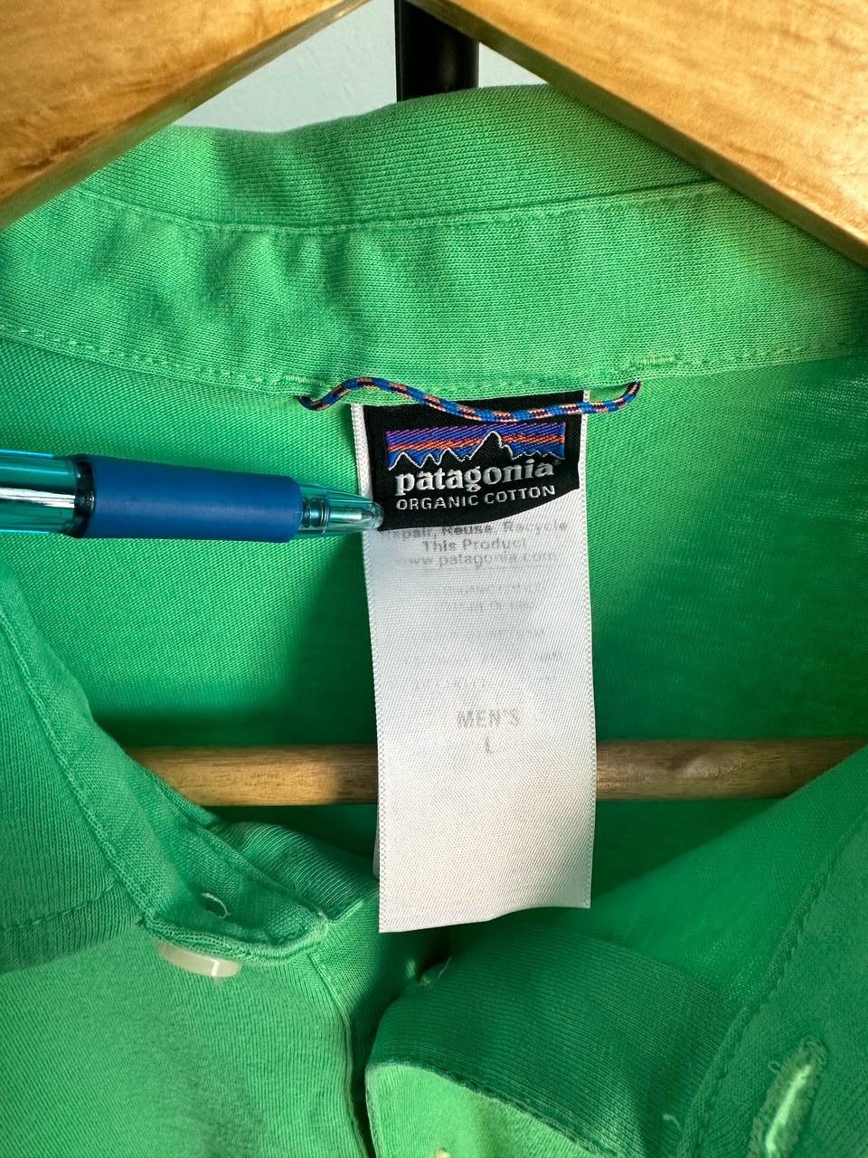 Patagonia Patagonia Organic Cotton Polo Shirt – Green Size US L / EU 52-54 / 3 - 4 Thumbnail