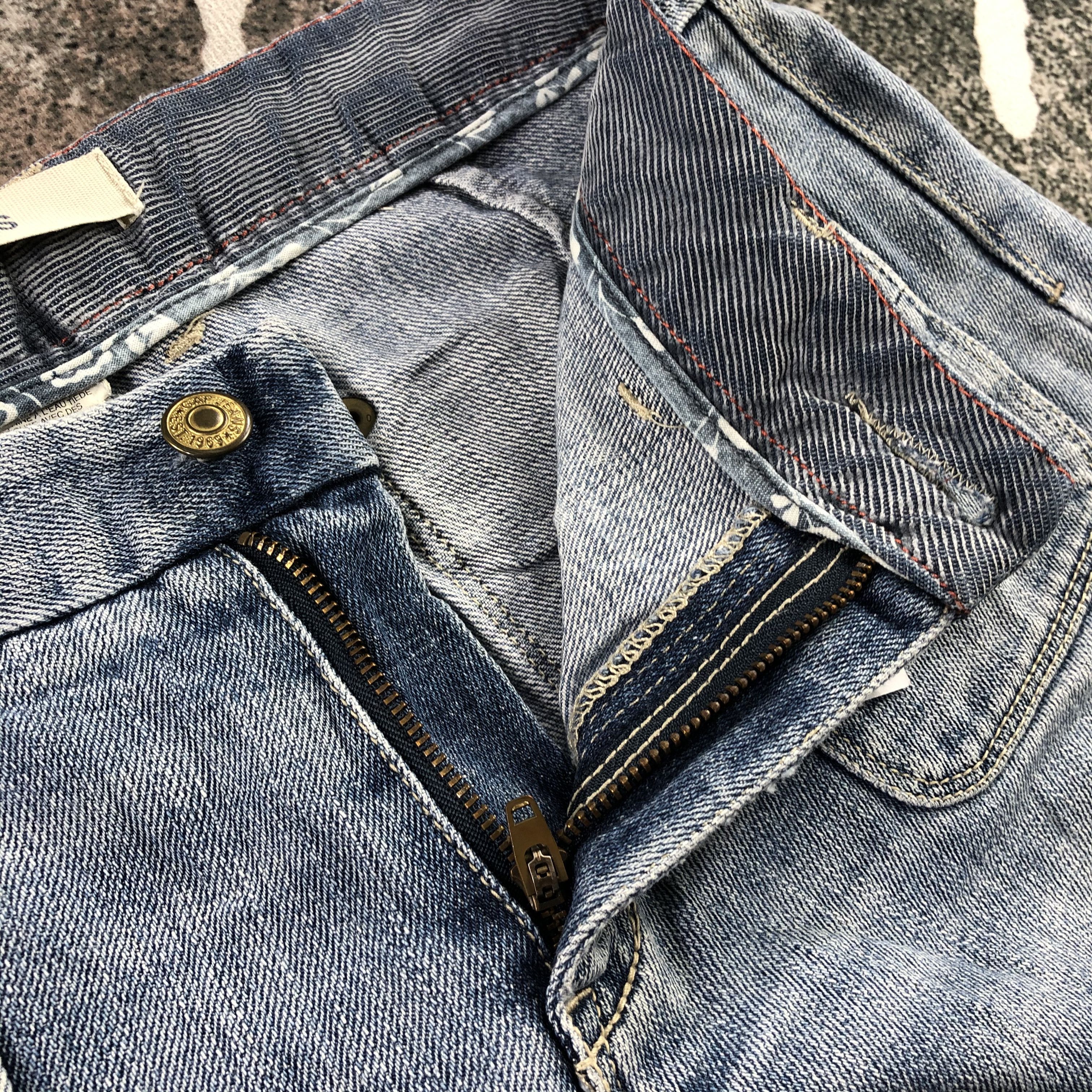 Gap GAP Bush Pants Medium Wash Flare Denim KJ1321 Size US 30 / EU 46 - 11 Thumbnail
