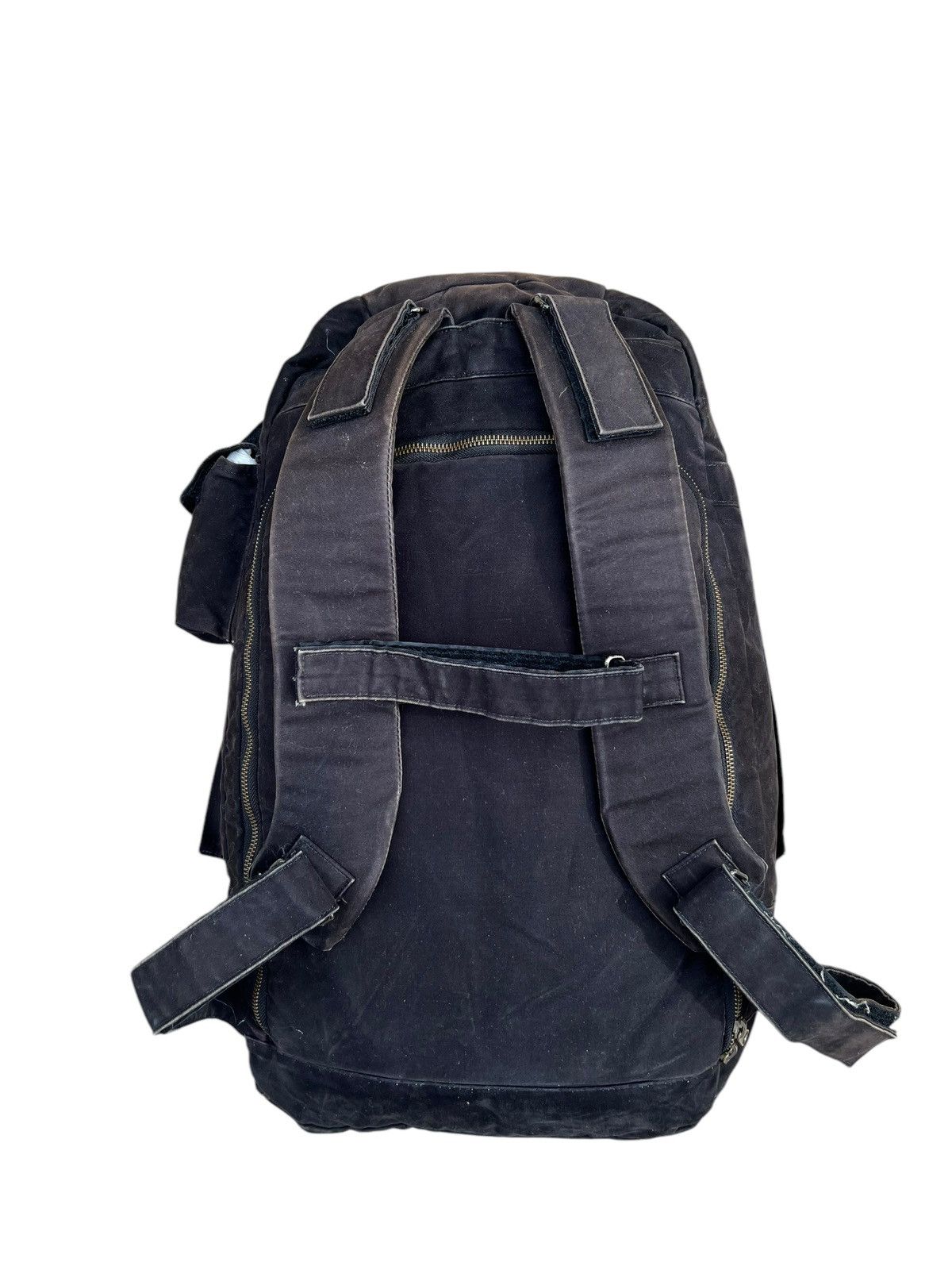 Vintage LORINZA Japan Sun Faded Black Puffer Backpack Size ONE SIZE - 10 Thumbnail