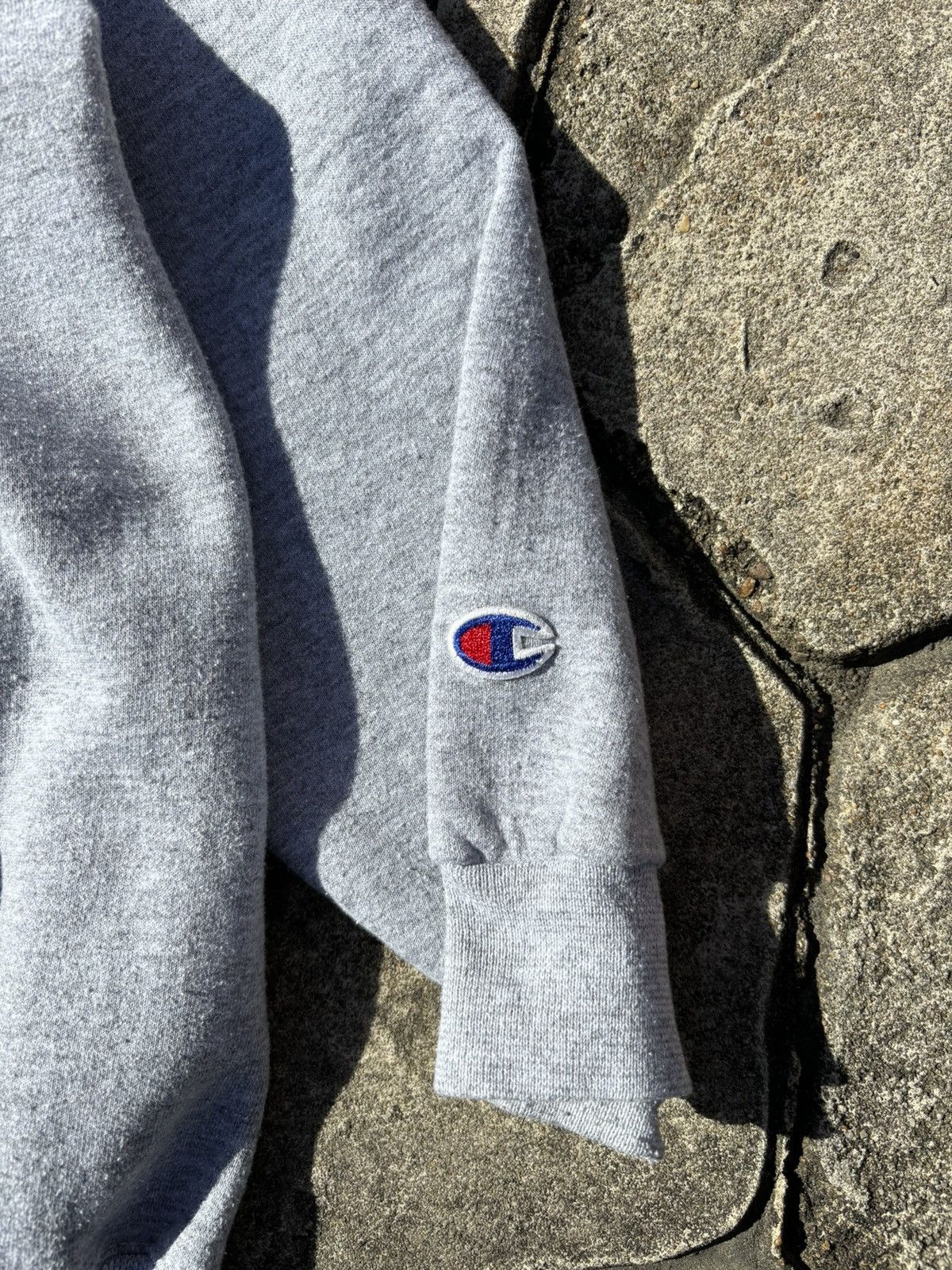 Champion × Vintage Y2K Champion Casual Grey Hoodie Size US L / EU 52-54 / 3 - 5 Thumbnail