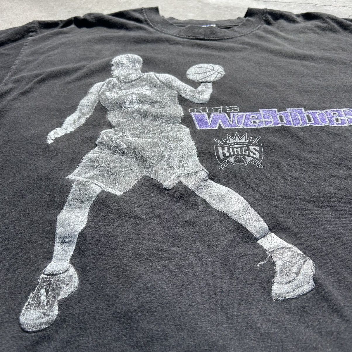 Lee Vintage 2000s Lee Sport Chris Webber Sacramento Kings Tee XL Size US XL / EU 56 / 4 - 5 Thumbnail