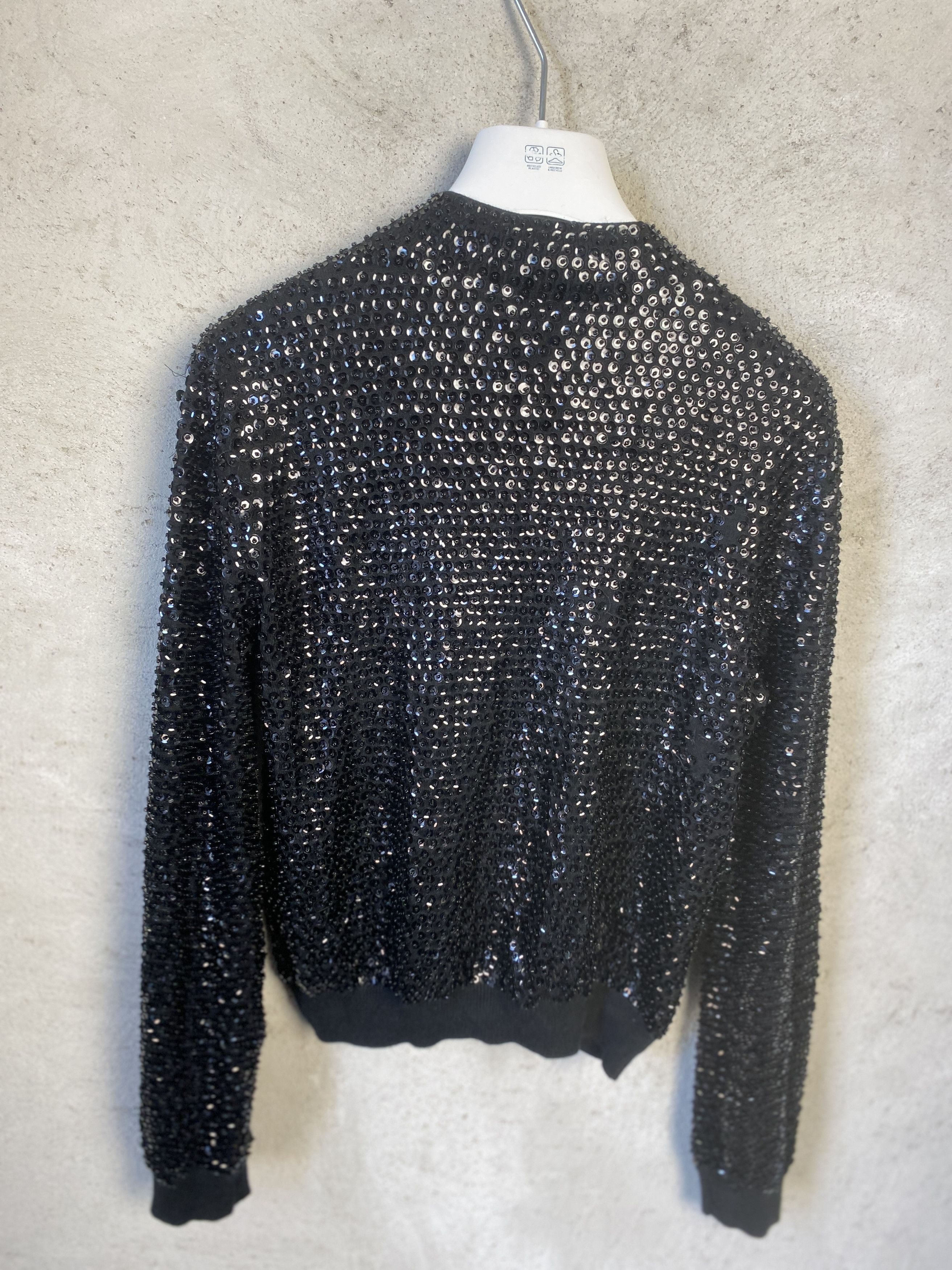 Jimmy Choo H&M x Jimmy Choo spangles zip-up jacket sweatshirt Size XS / US 0-2 / IT 36-38 - 6 Thumbnail