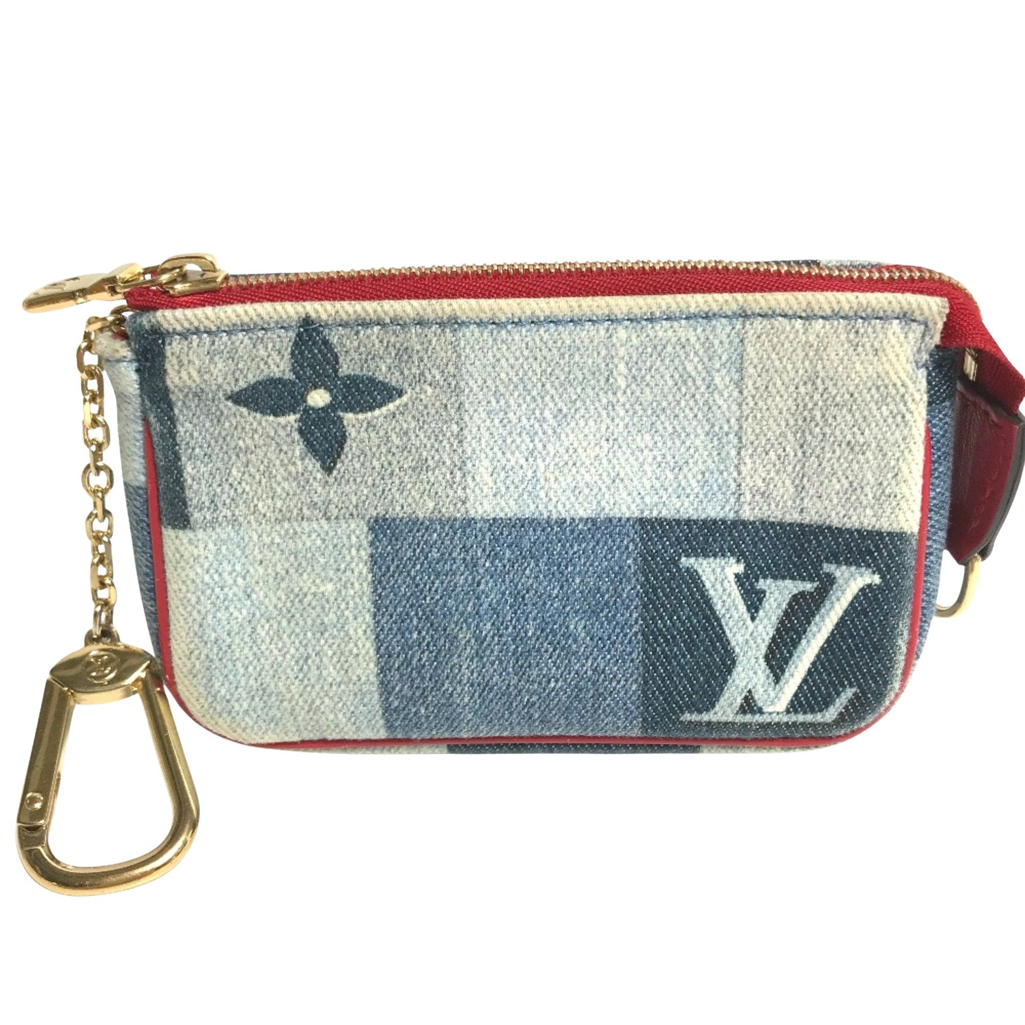 Louis Vuitton Coin Purse Wallet in Blue, Women's