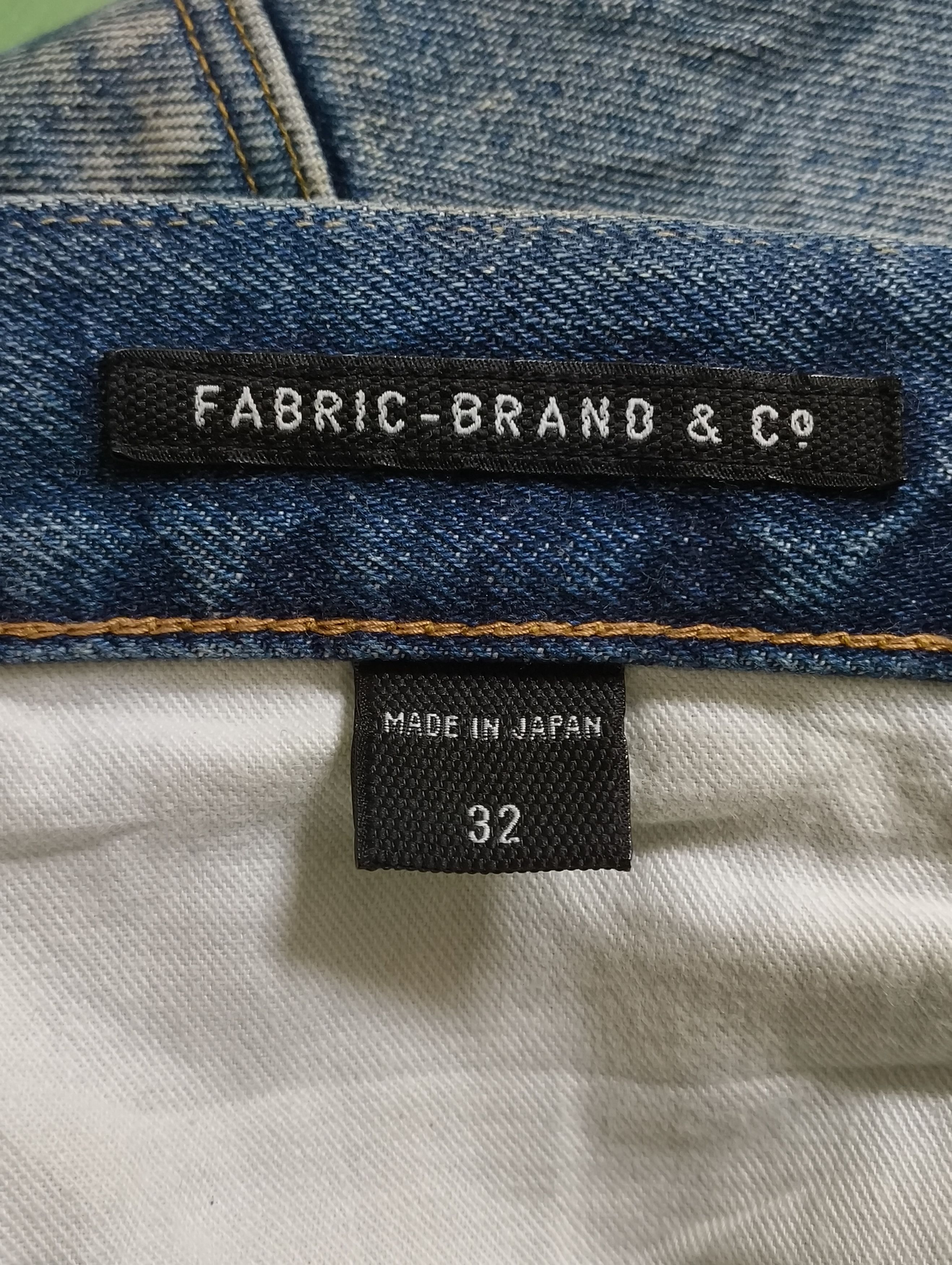 Fabric Brand & Co. FABRIC BRAND SELVEDGE DENIM DISTRESSED Size US 34 / EU 50 - 8 Thumbnail