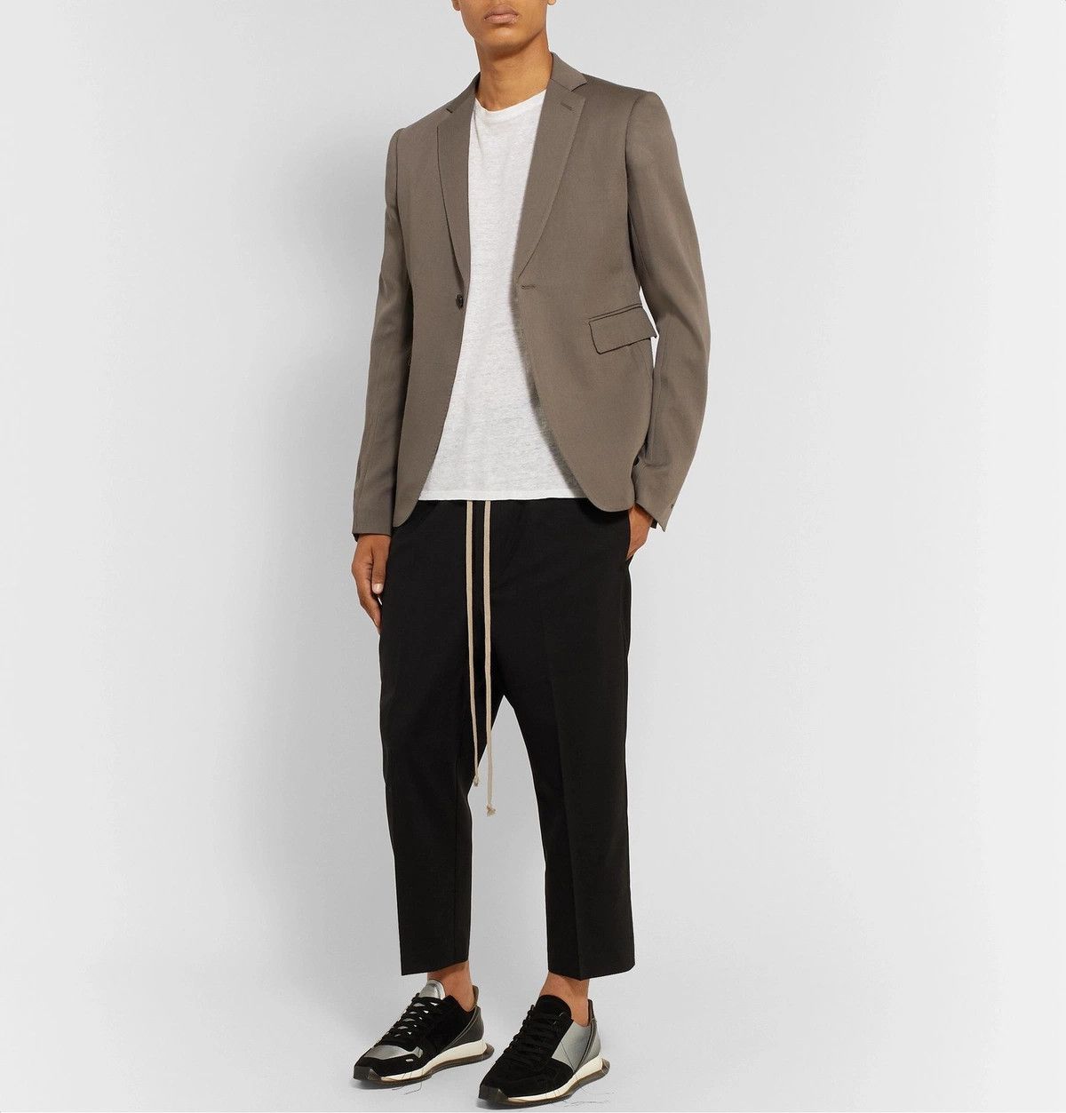 Rick Owens o1y0325 Blazer in Taupe Size US M / EU 48-50 / 2 - 4 Thumbnail