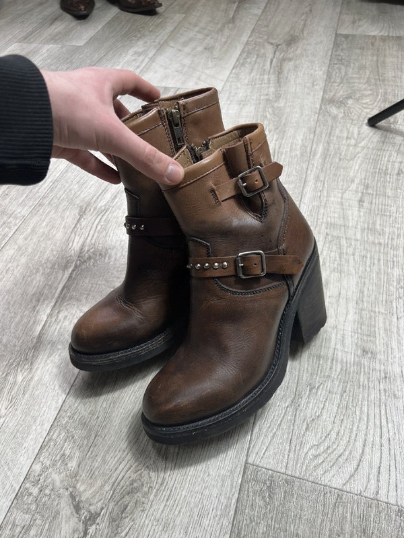 ASH Vintage ASH Leather Avant Garde Boots AirStep.98 Style Y2k Size US 9 / IT 39 - 5 Thumbnail