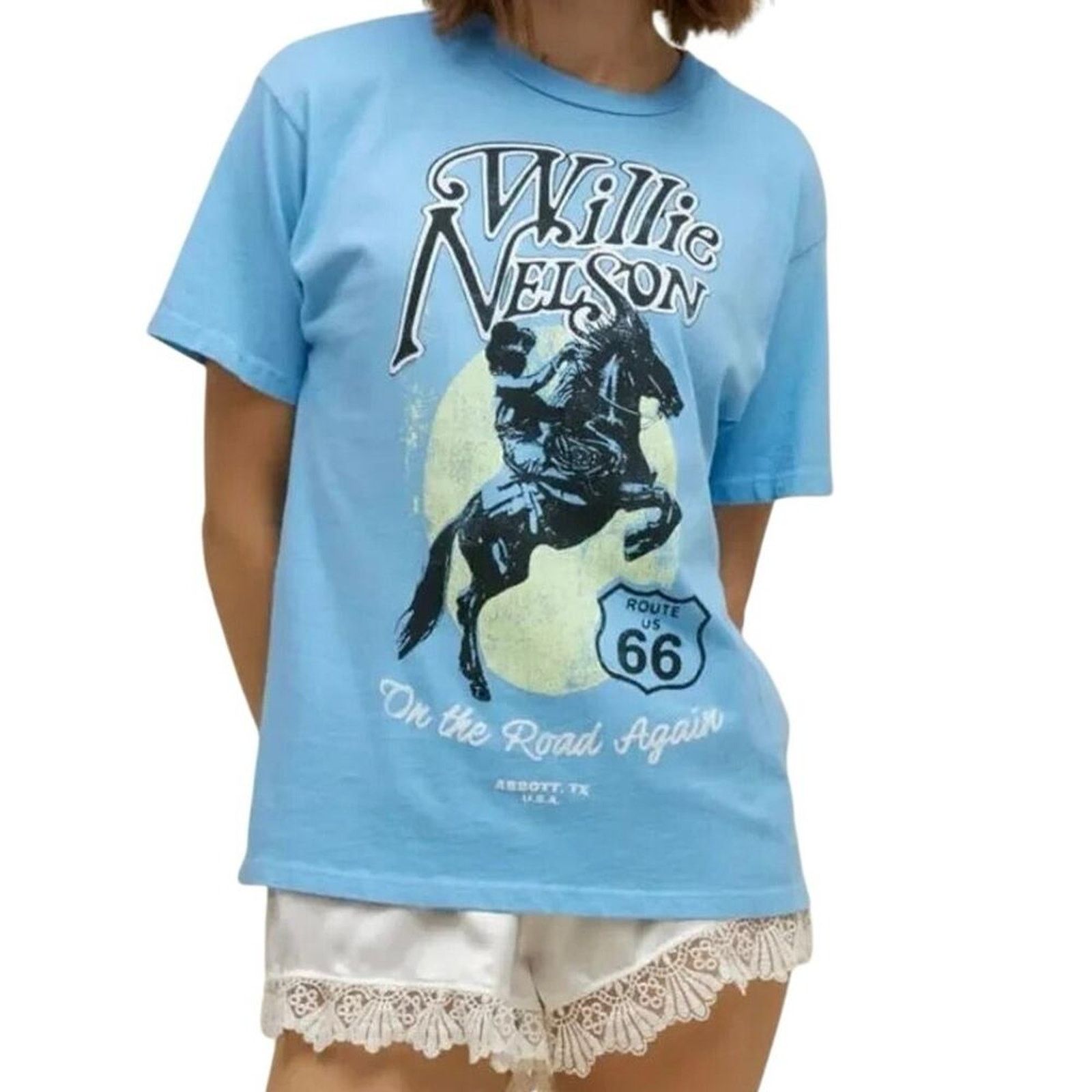 Daydreamer DAYDREAMER Willie Nelson Route 66 Tee, Size Small New Size S / US 4 / IT 40 - 1 Thumbnail