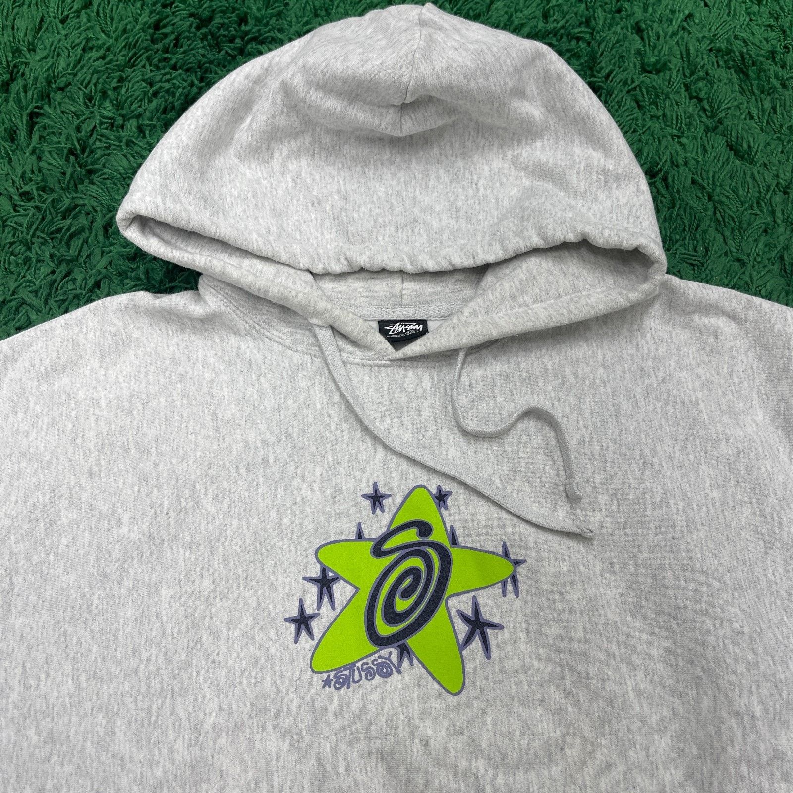 Stussy FW23 Stussy Slime Galaxy Hoodie Ash Heather Sweater Size XL Size US XL / EU 56 / 4 - 3 Thumbnail