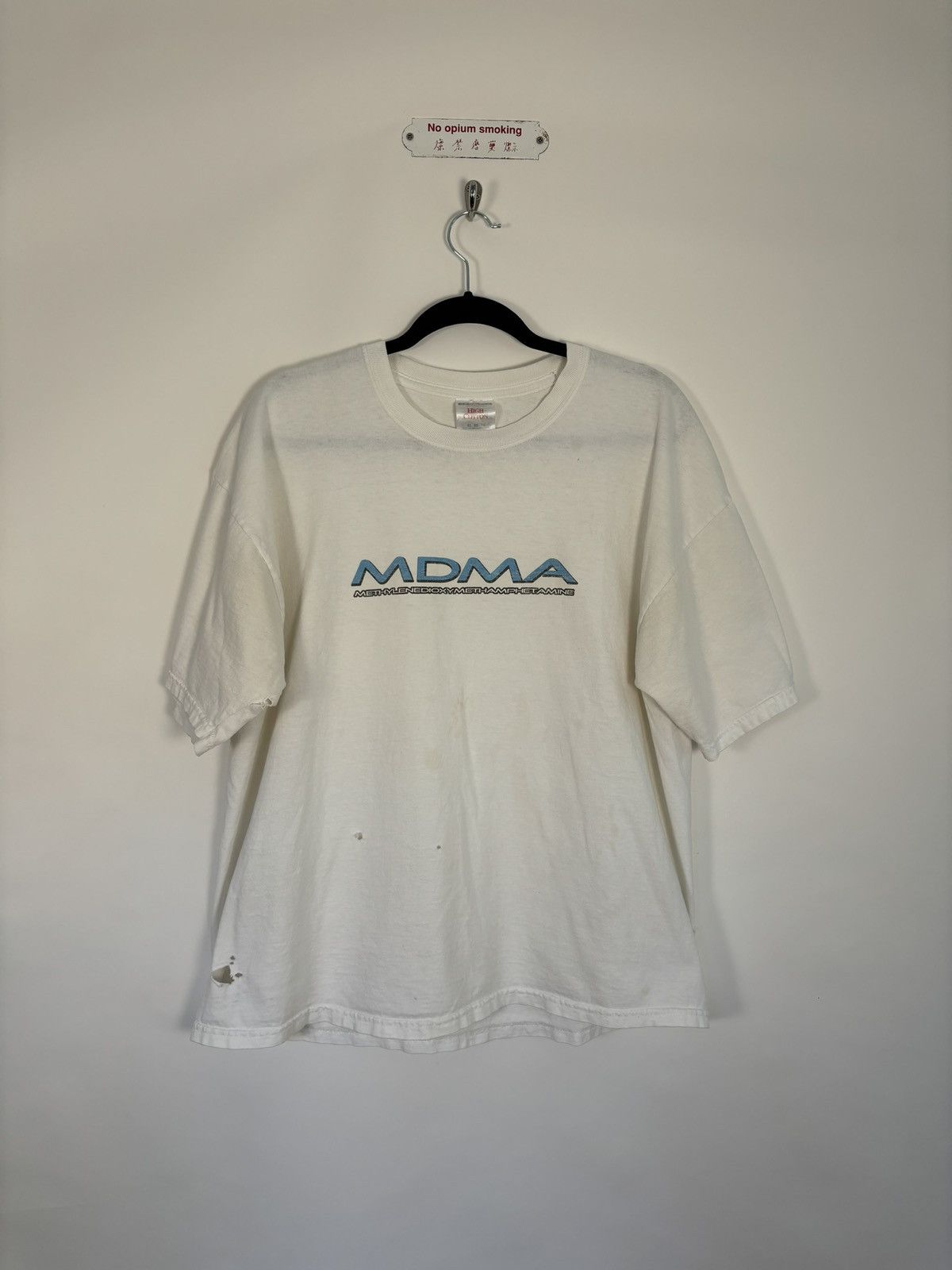 Vintage 🔥VINTAGE GRAIL🔥 MDMA RAVE OVERSIZE T-SHIRT Size US XL / EU 56 / 4 - 2 Thumbnail