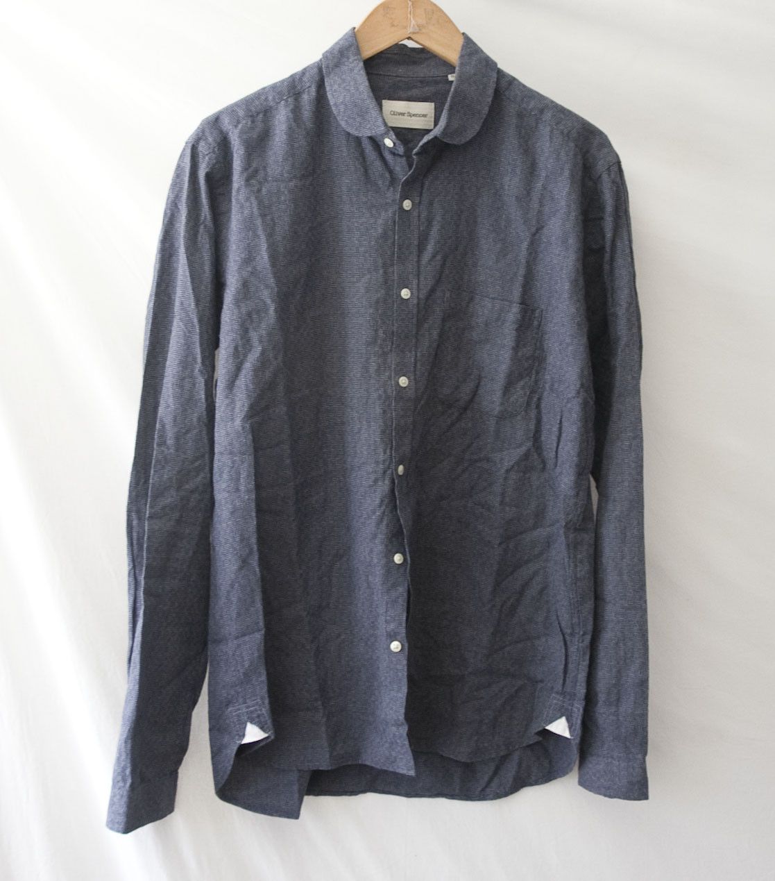 Oliver Spencer Oliver Spencer Shirt Cotton Size 15.5 Dark Blue Size US M / EU 48-50 / 2 - 2 Thumbnail