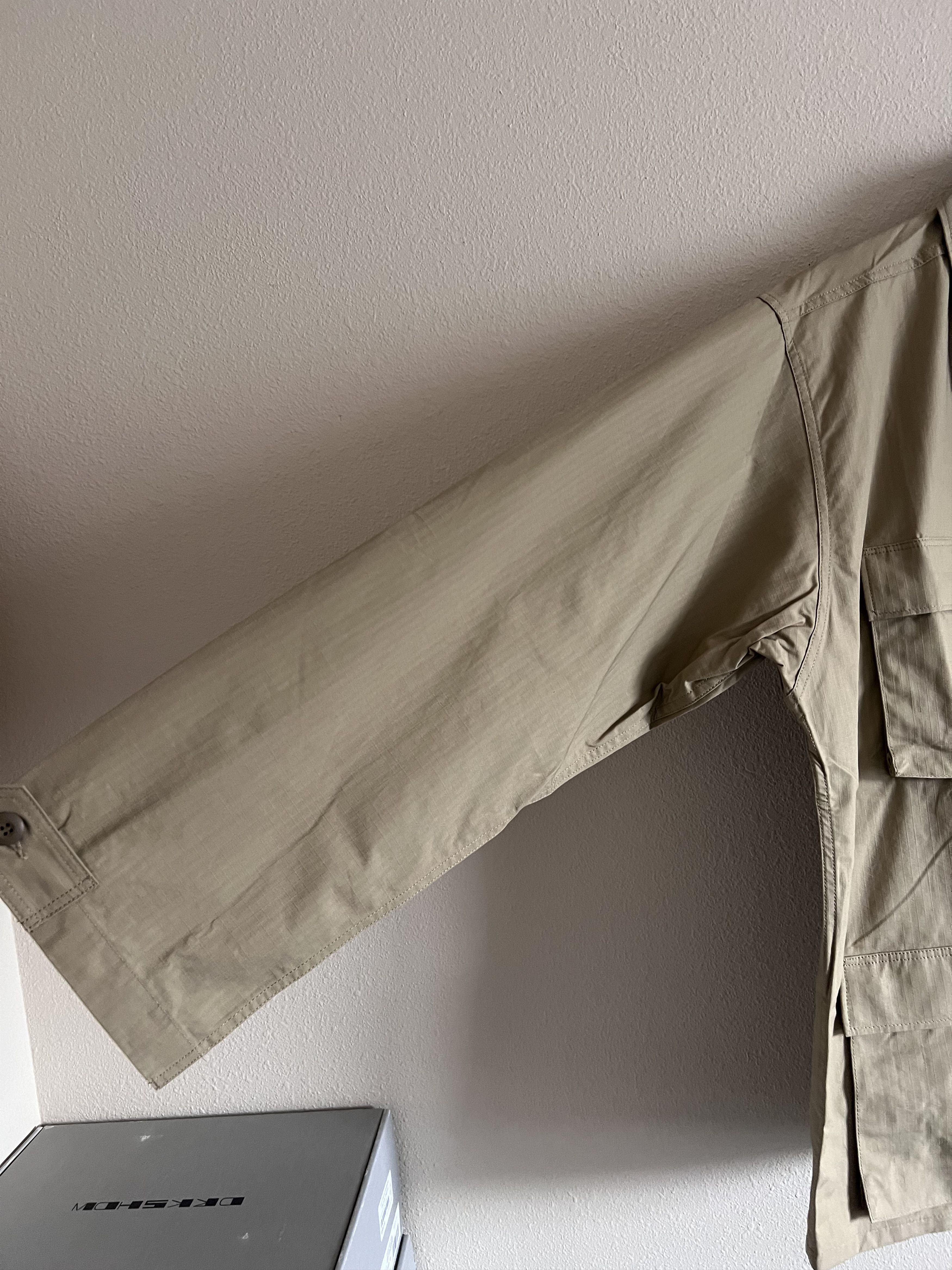 Wtaps WTAPS WMILL-LS Ripstop Overshirt in Beige Size US XL / EU 56 / 4 - 4 Thumbnail