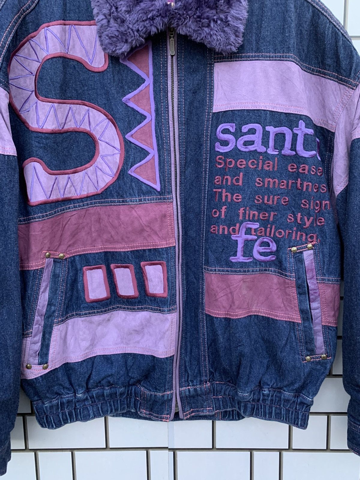 Japanese Brand Vintage Japanese Brand Santa Fee Denim Jacket Size US L / EU 52-54 / 3 - 8 Thumbnail