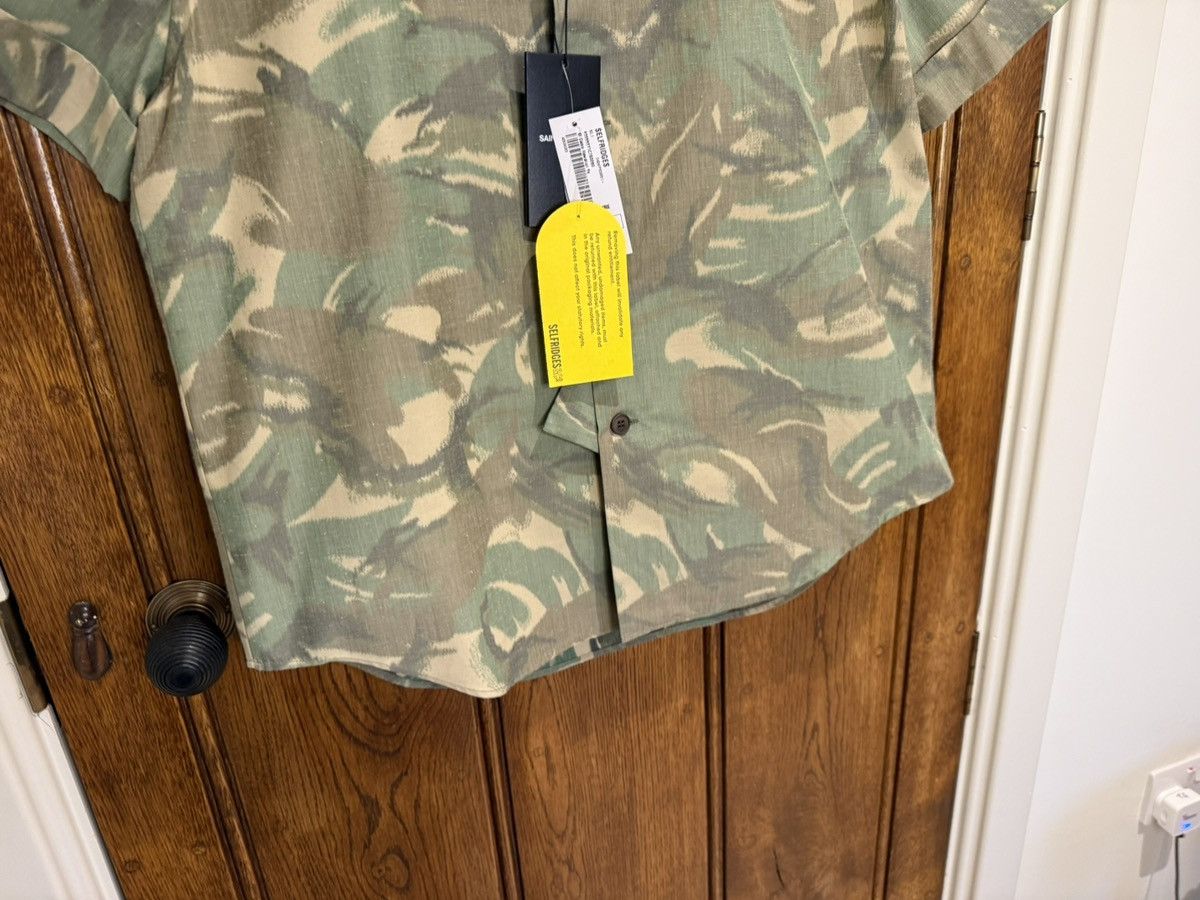 Saint Laurent Paris SS21 Saint Laurent camo short sleeve Hawaiian shirt 41 Size US L / EU 52-54 / 3 - 11 Thumbnail
