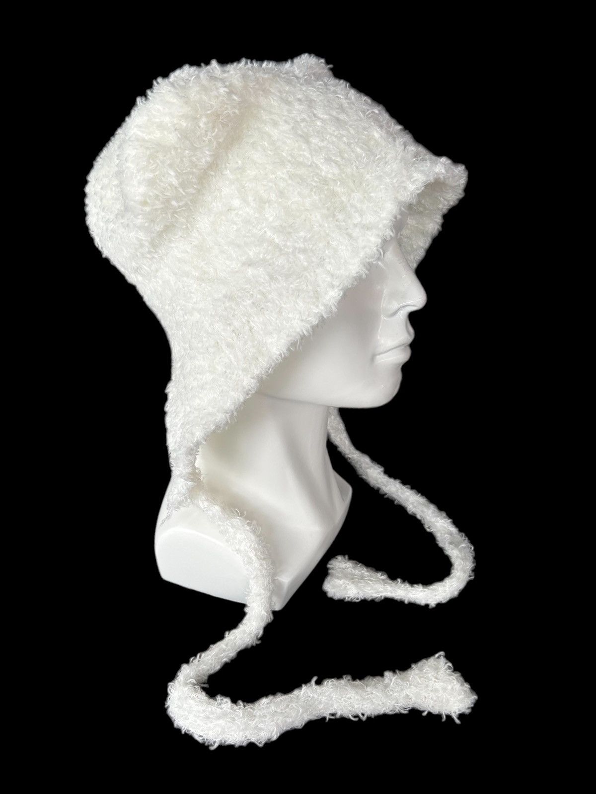 Japanese Brand × Kapital × Vintage Bunny Horn Devil Japanese Style Fur Hairy Beanie Hats 🎌☠️☠️ Size ONE SIZE - 1 Thumbnail