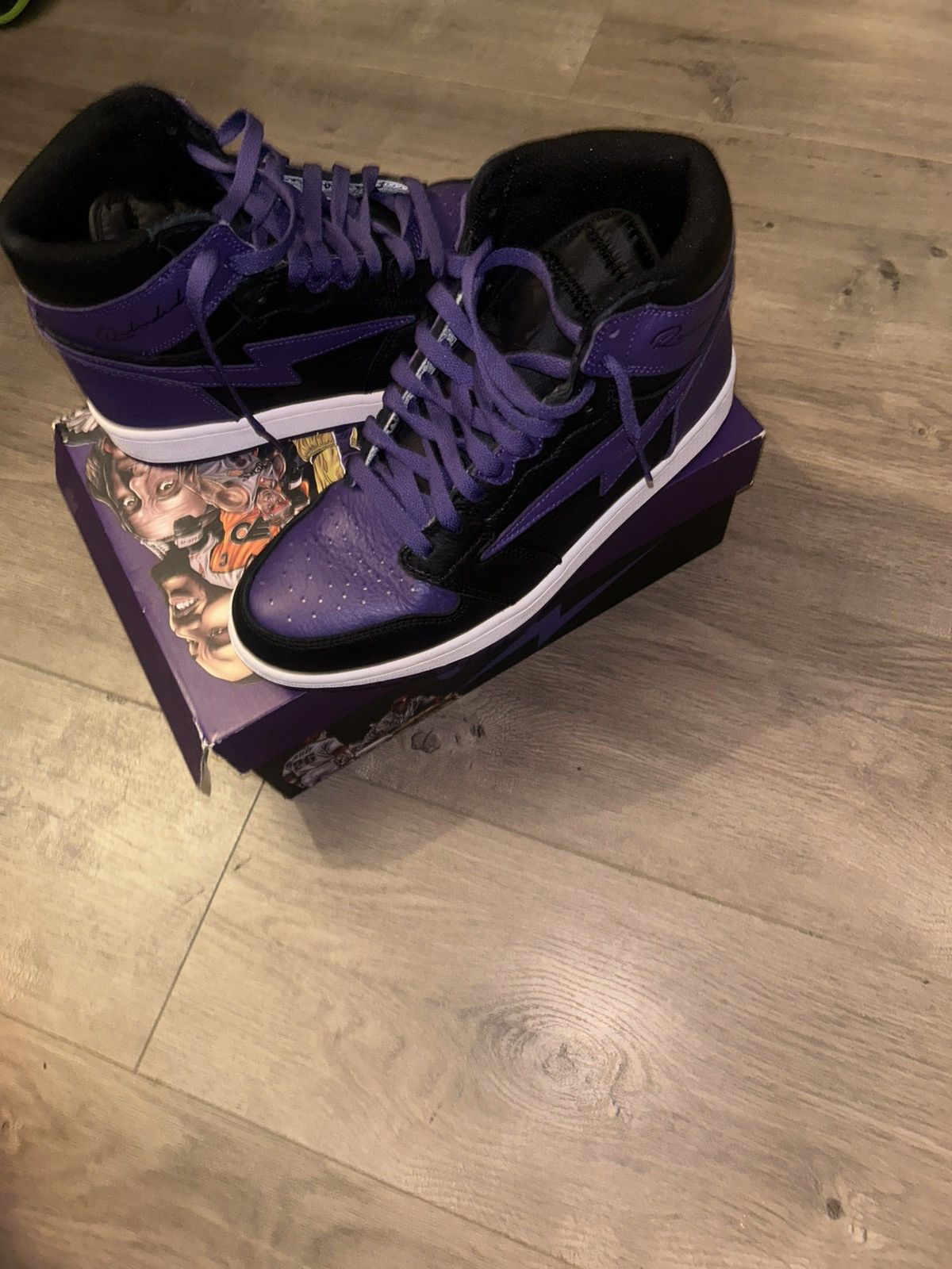 Other Black and purple OMI Size US 10 / EU 43 - 7 Thumbnail