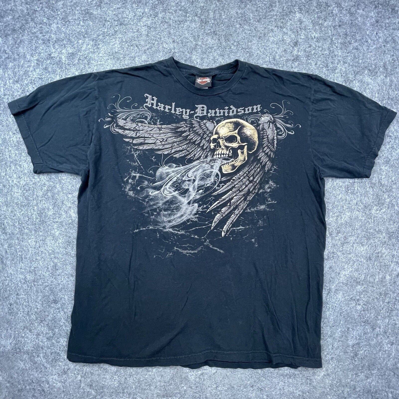 Harley Davidson Harley Davidson Shirt 2XL Flying Skull Wings Vegas Halloween Size US XXL / EU 58 / 5 - 1 Thumbnail