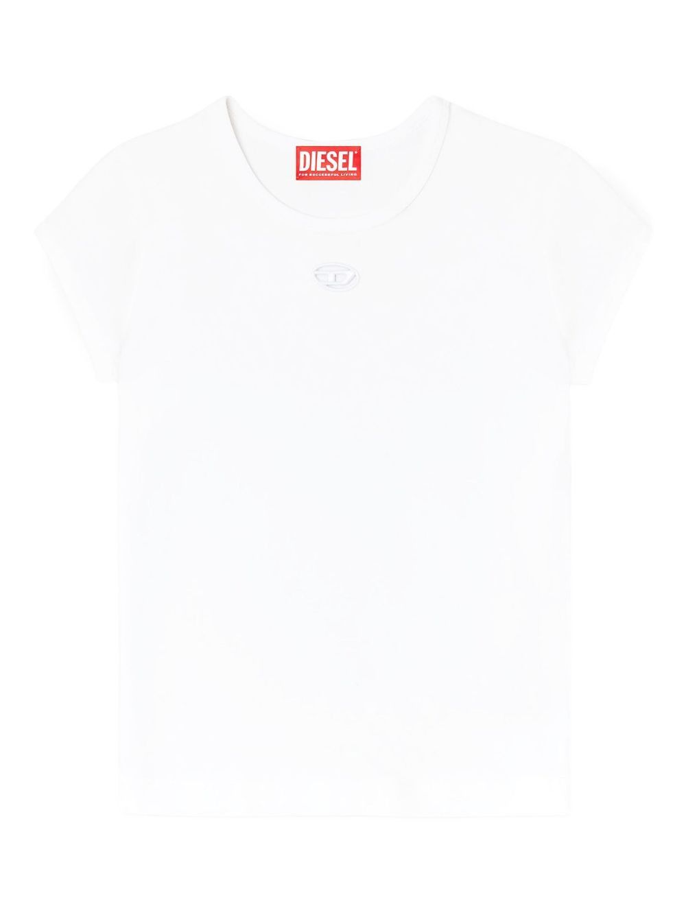 Diesel LOGO COTTON T-SHIRT Size L / US 10 / IT 46 - 1 Thumbnail
