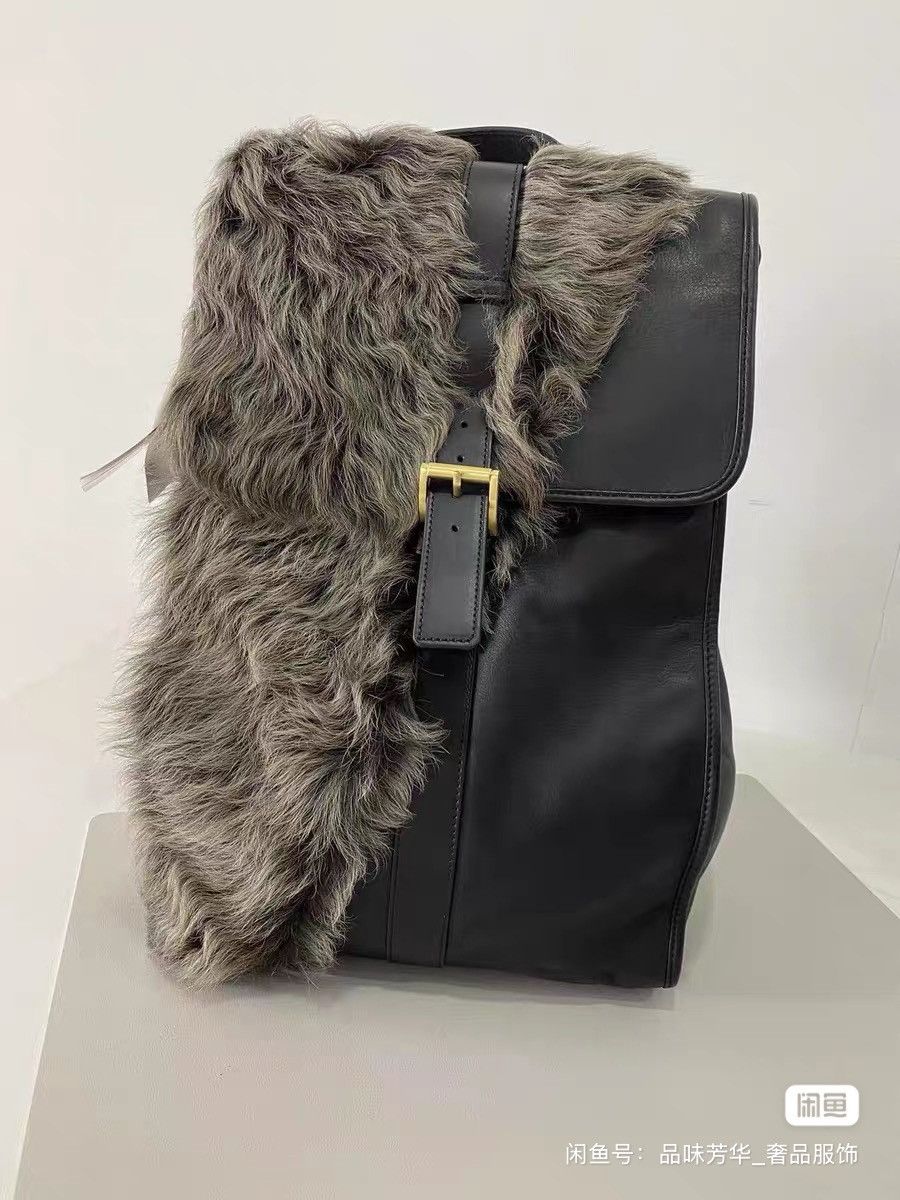Emporio Armani Armani fur leather bag dior prada balenciaga visvim dior Size ONE SIZE - 1 Thumbnail
