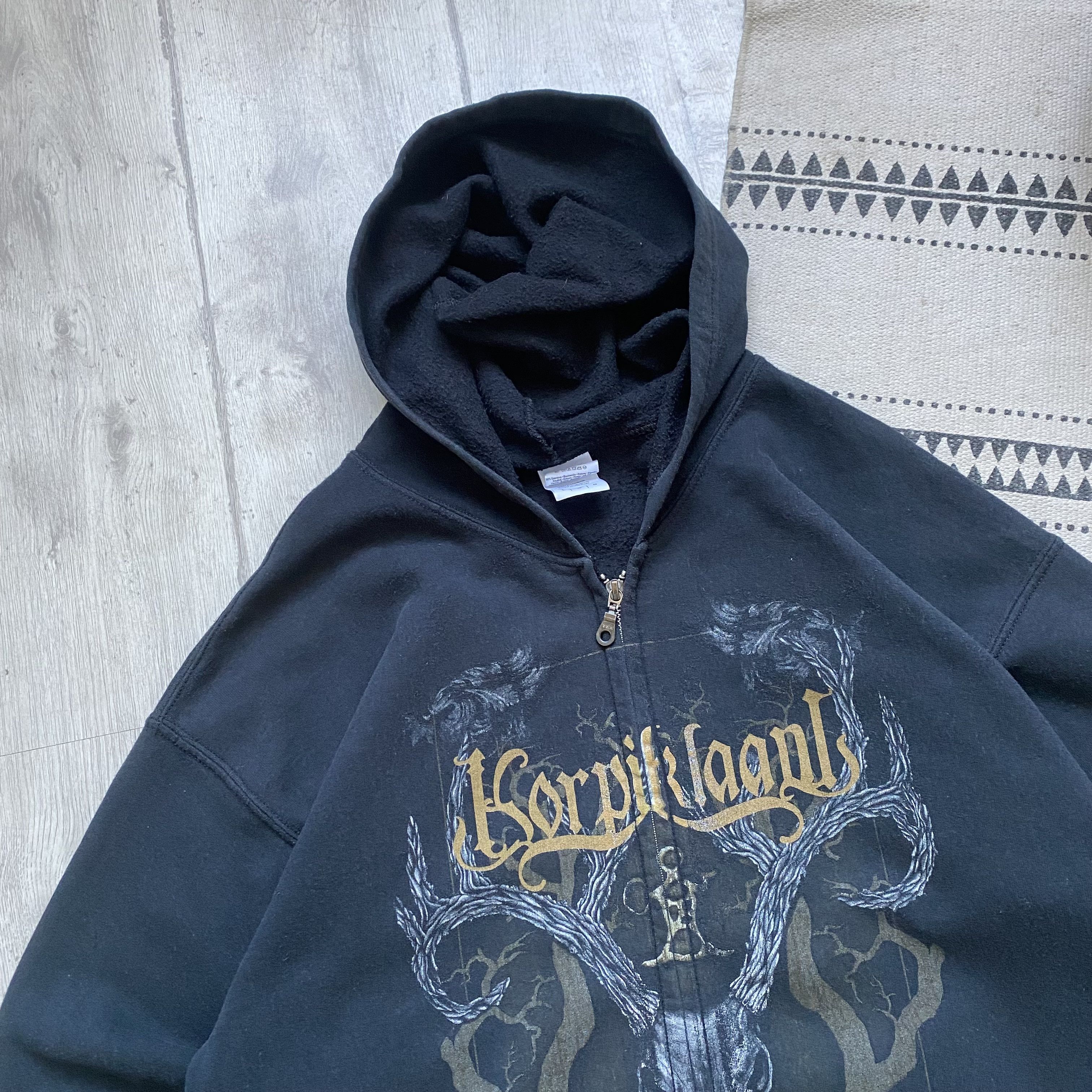Band Tees 🎸 Vintage Korpiklaani rock band hoodie Heavymetall Y2K Size US M / EU 48-50 / 2 - 3 Thumbnail