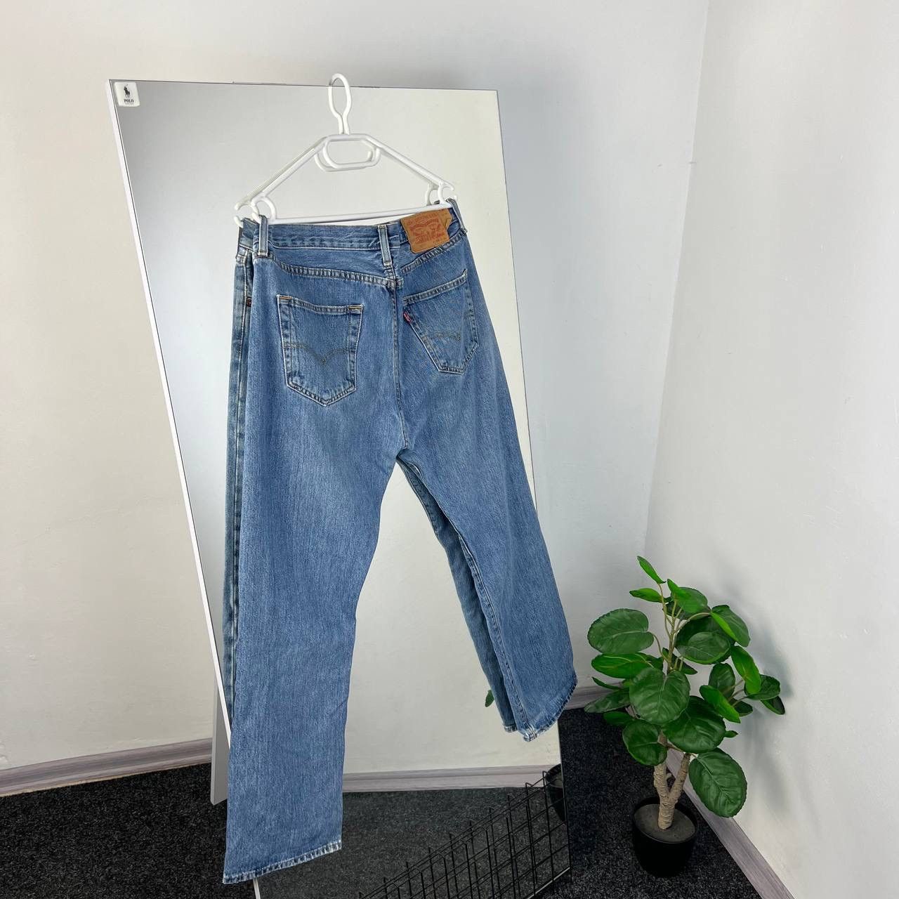 Levi's Vintage Y2K 501 Levi’s Blue Distressed Denim Jeans Size US 34 / EU 50 - 1 Thumbnail