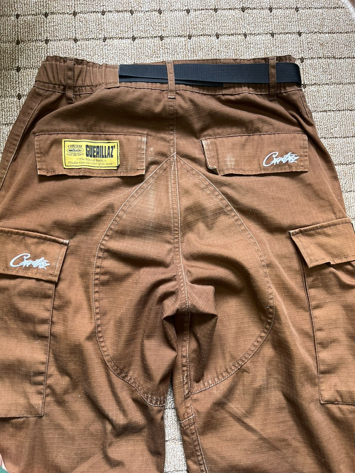 Corteiz Corteiz Cargo Pants Brown Size US 26 / EU 42 - 7 Thumbnail