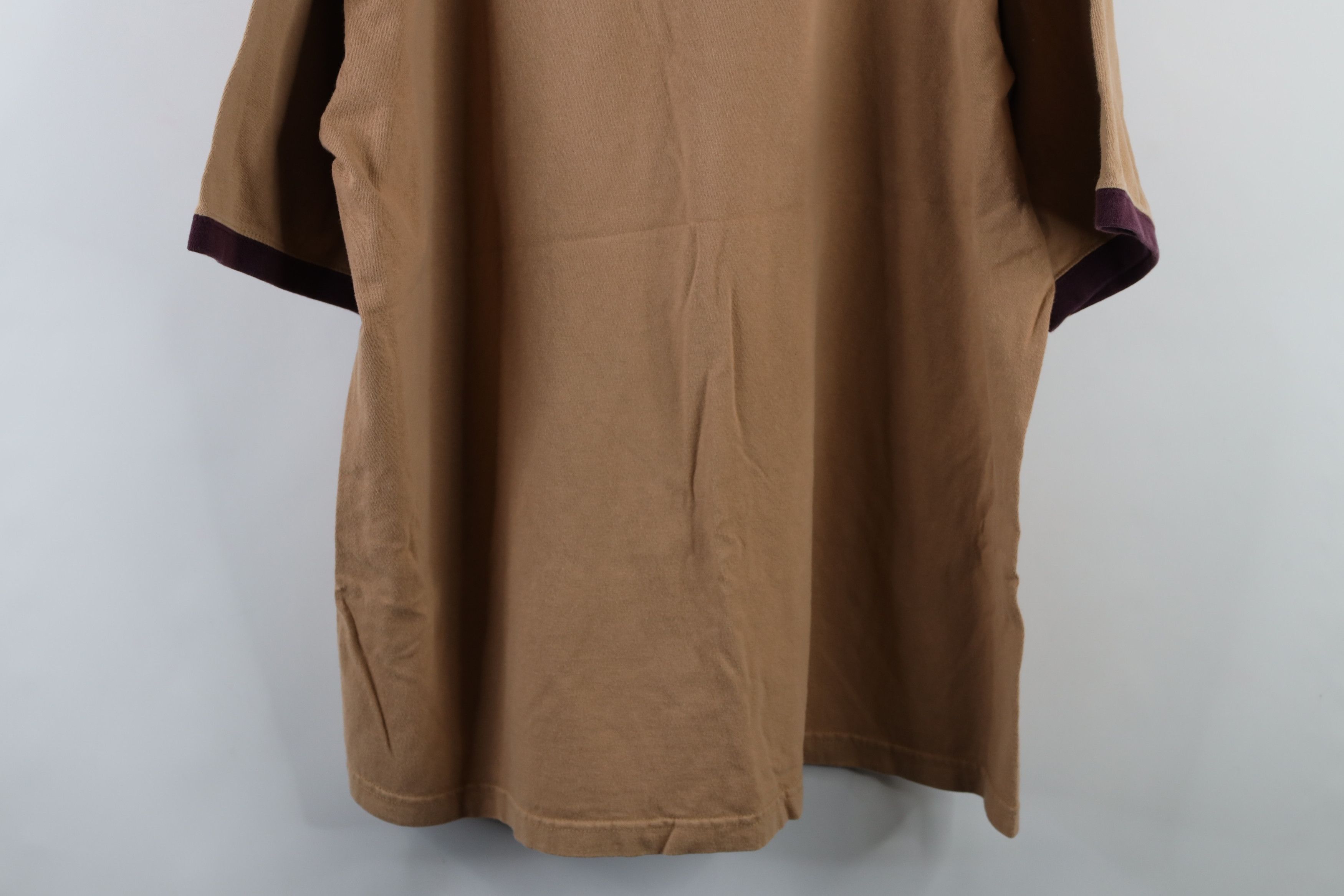 Ecko Unltd. × Vintage Vintage Ecko Out Box Logo Baggy Fit Ringer T-Shirt Beige Size US XL / EU 56 / 4 - 9 Thumbnail