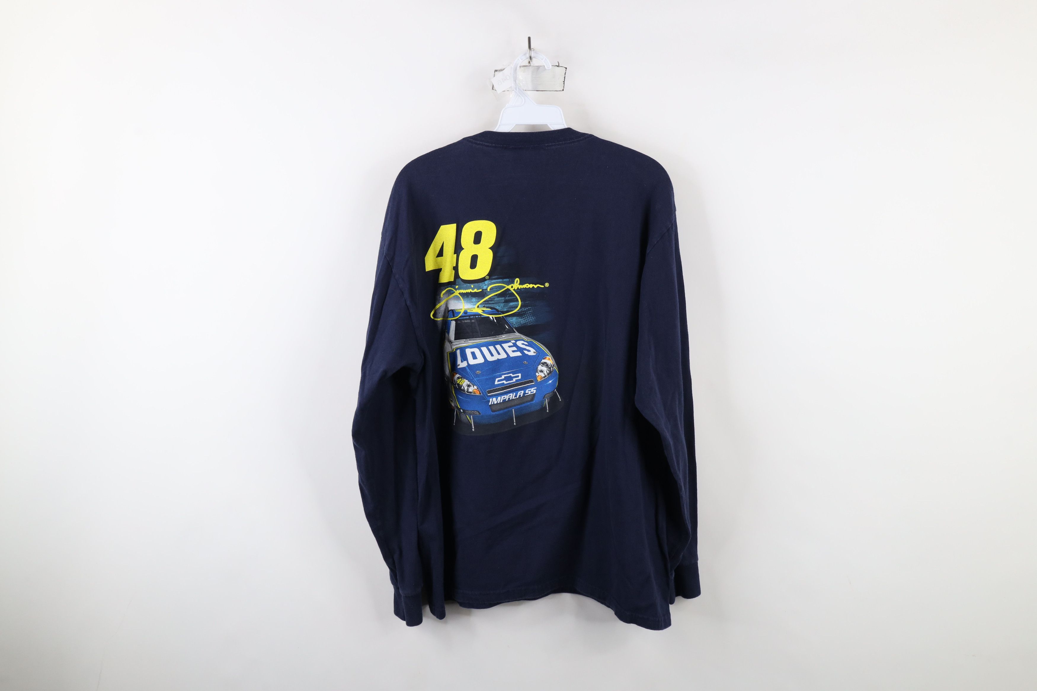 Vintage Vintage NASCAR Jimmi Johnson Racing Long Sleeve T-Shirt AOP Size US L / EU 52-54 / 3 - 11 Thumbnail