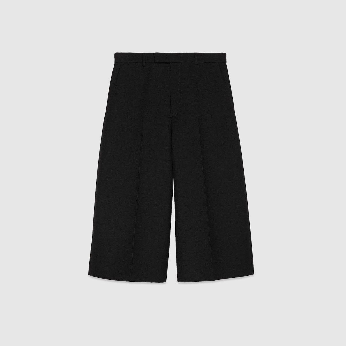 Gucci o1mt1gz0225 Wool Silk Cropped Pant in Black Size US 30 / EU 46 - 1 Thumbnail