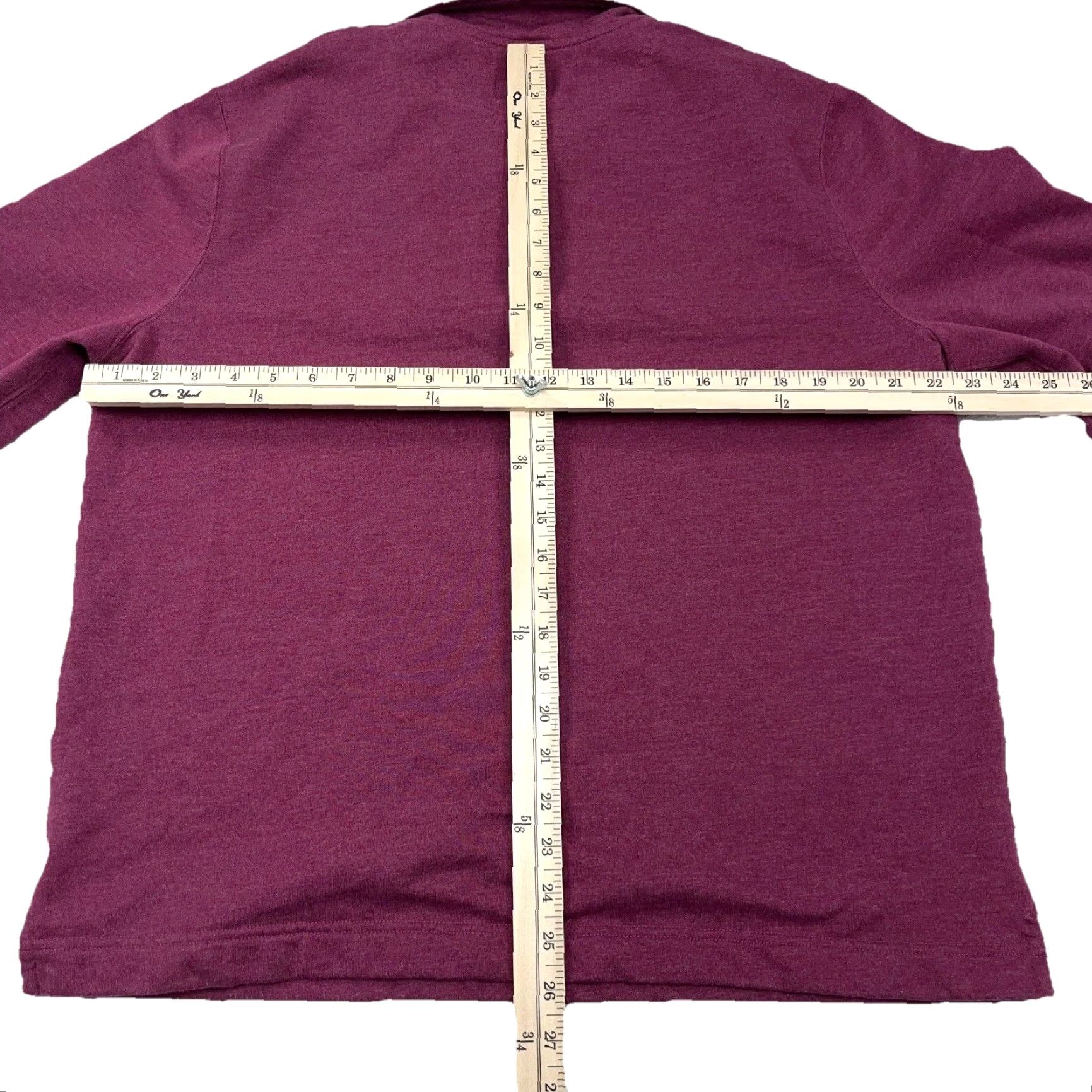 J.Crew J.CREW Sweater Men Large Pink Pullover Fleece Henley Mock Neck Preppy Sweatshirt Knit Style Solid Casualwear Shirt? Size US L / EU 52-54 / 3 - 7 Thumbnail