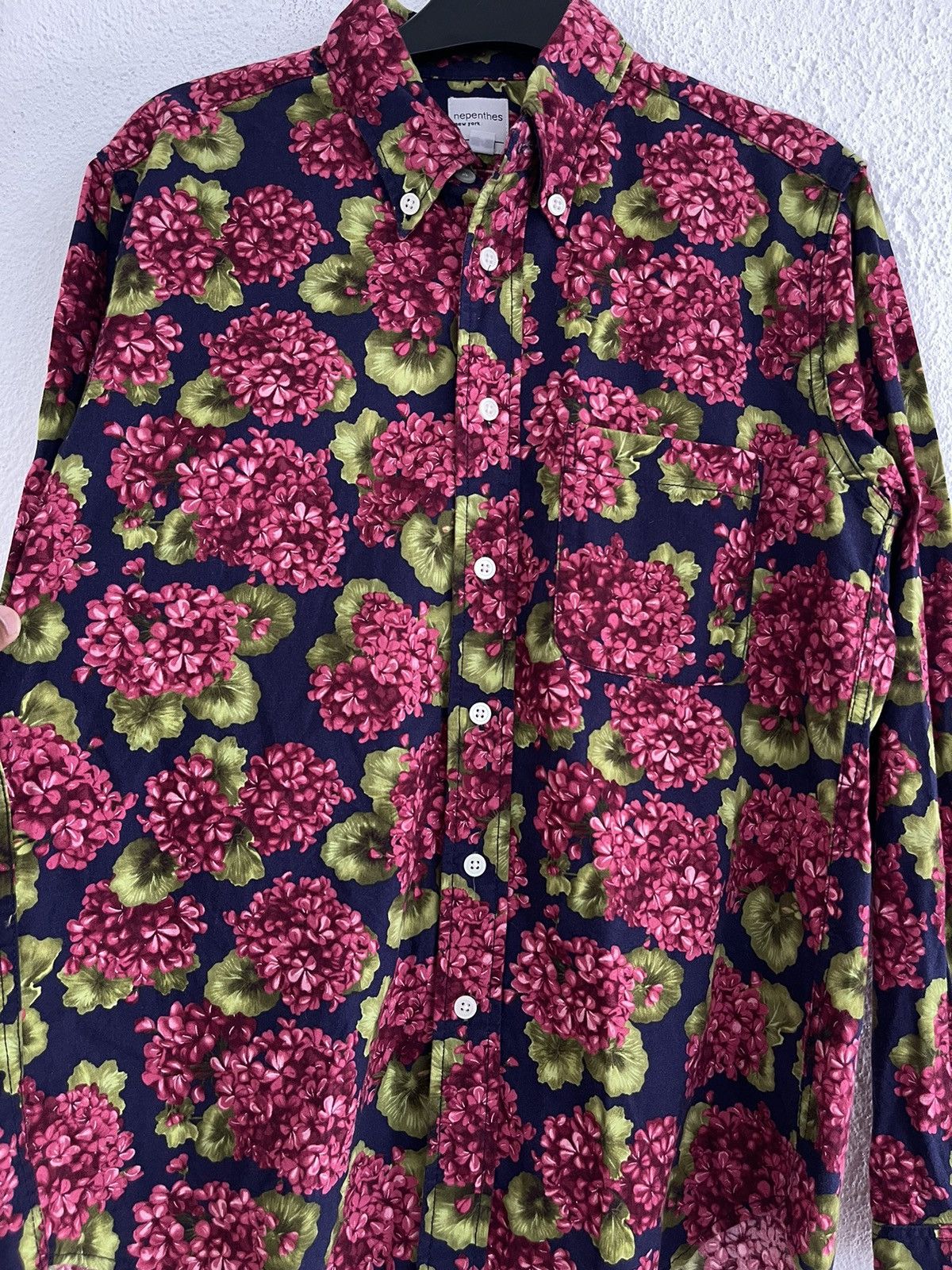 Nepenthes Nepenthes Floral Motive Button Shirts Size US S / EU 44-46 / 1 - 3 Thumbnail