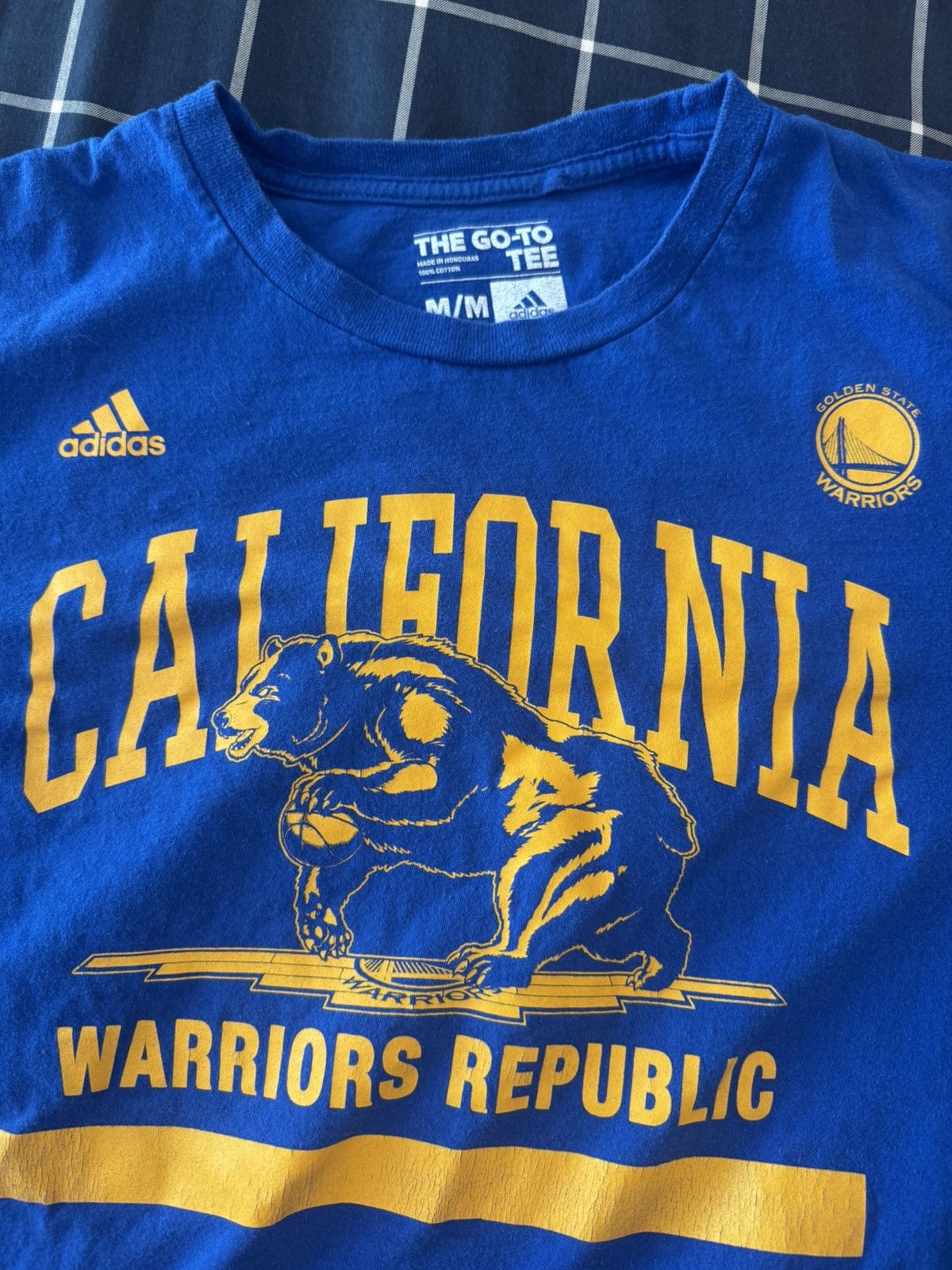 Adidas Adidas Golden State Warriors T-Shirt Mens Small Blue Size US S / EU 44-46 / 1 - 2 Thumbnail