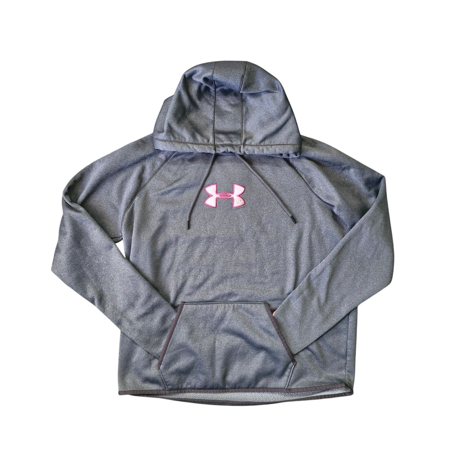 Under Armour Under Armour Women’s Hoodie XL Gray Pink Cancer Awareness Size XL / US 12-14 / IT 48-50 - 1 Thumbnail