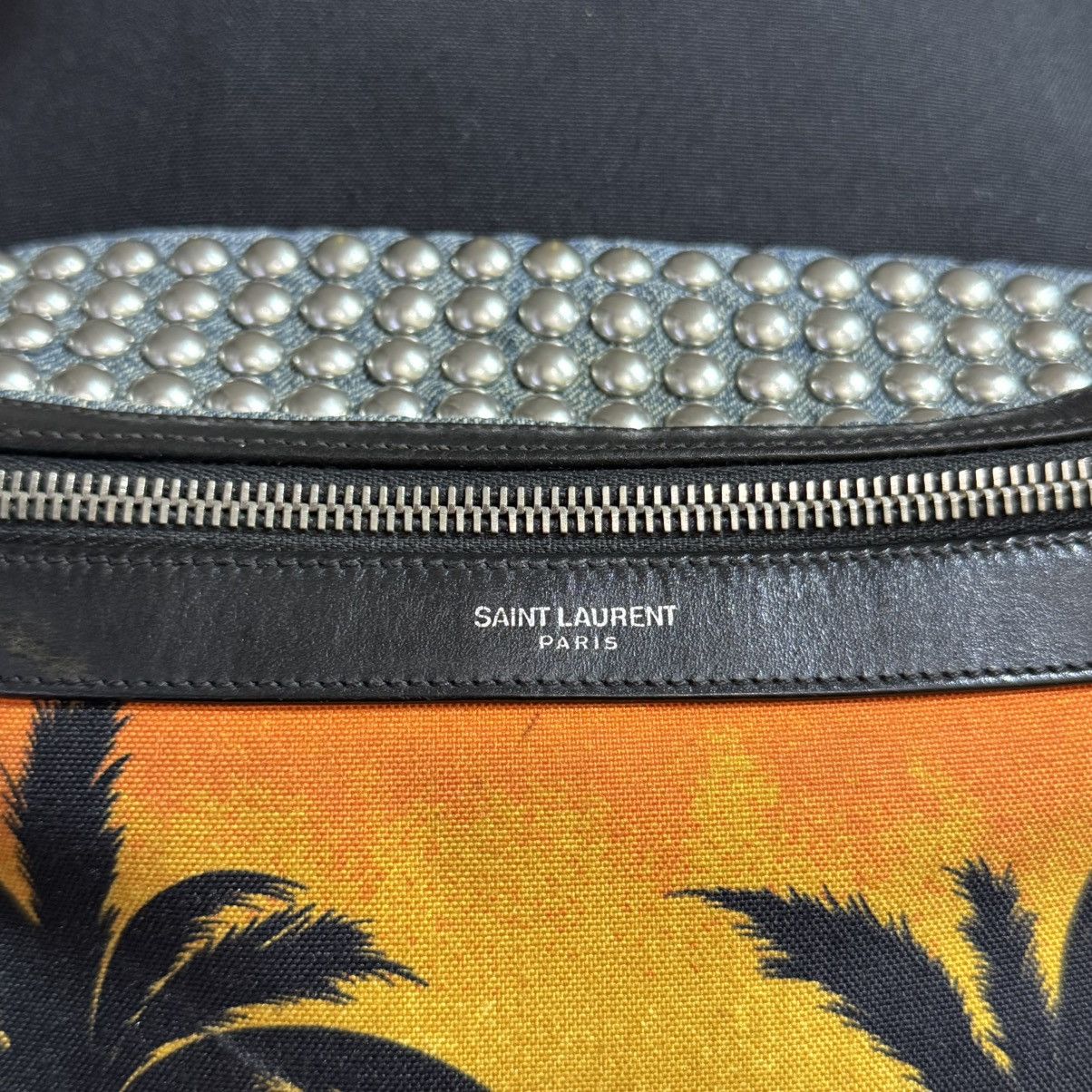 Saint Laurent Paris Saint Laurent Palm Studded City Backpack Size ONE SIZE - 3 Thumbnail